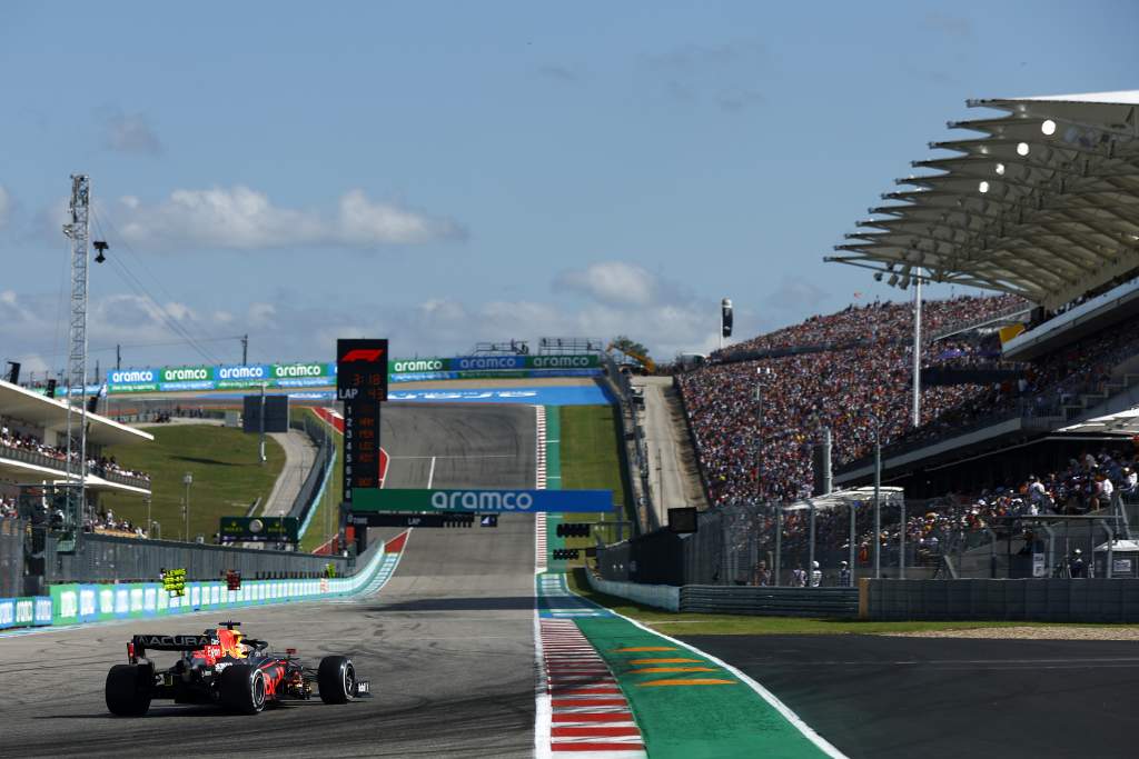 Max Verstappen Red Bull F1 US GP