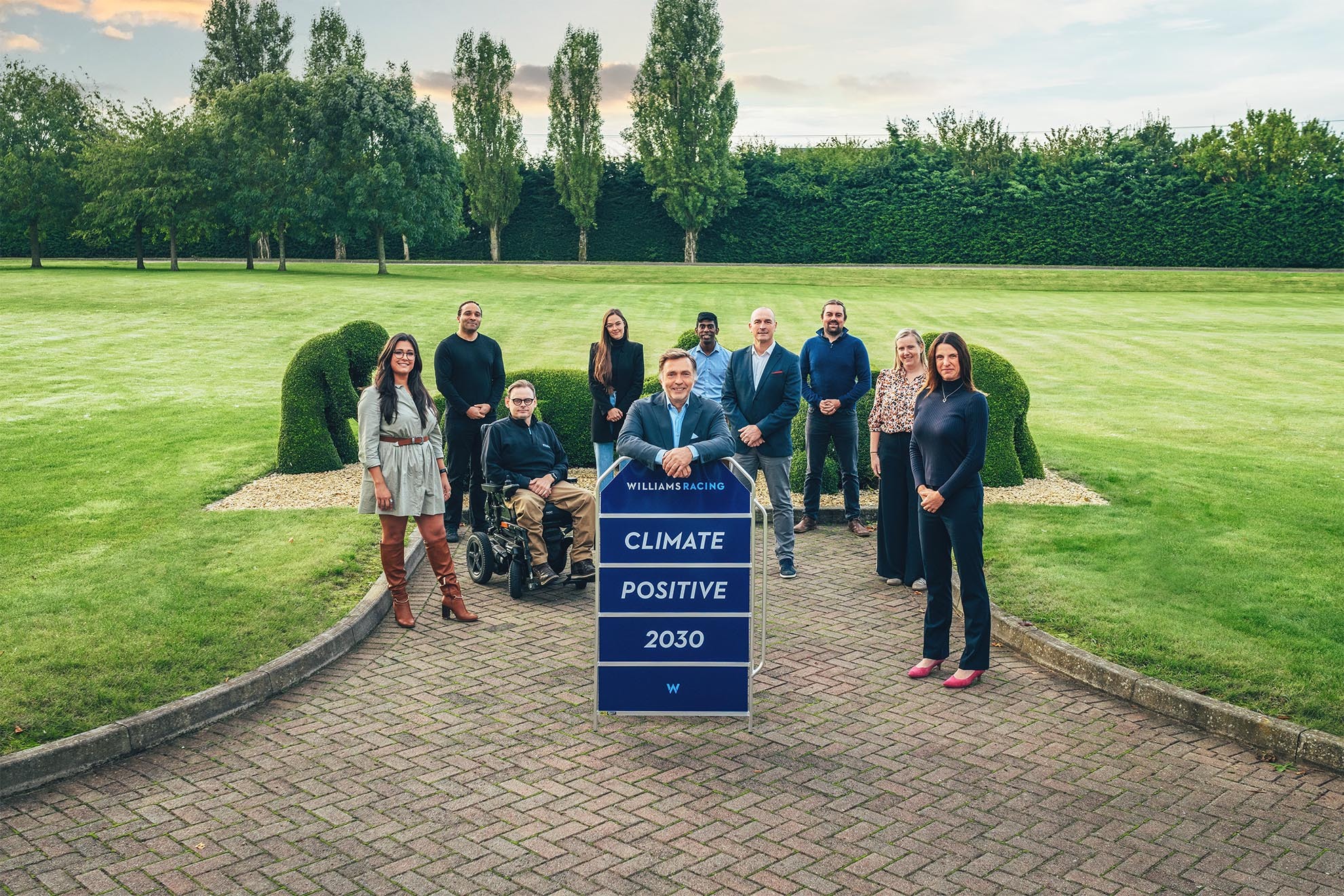 Williams Racing Ceo Jost Capito With Colleagues