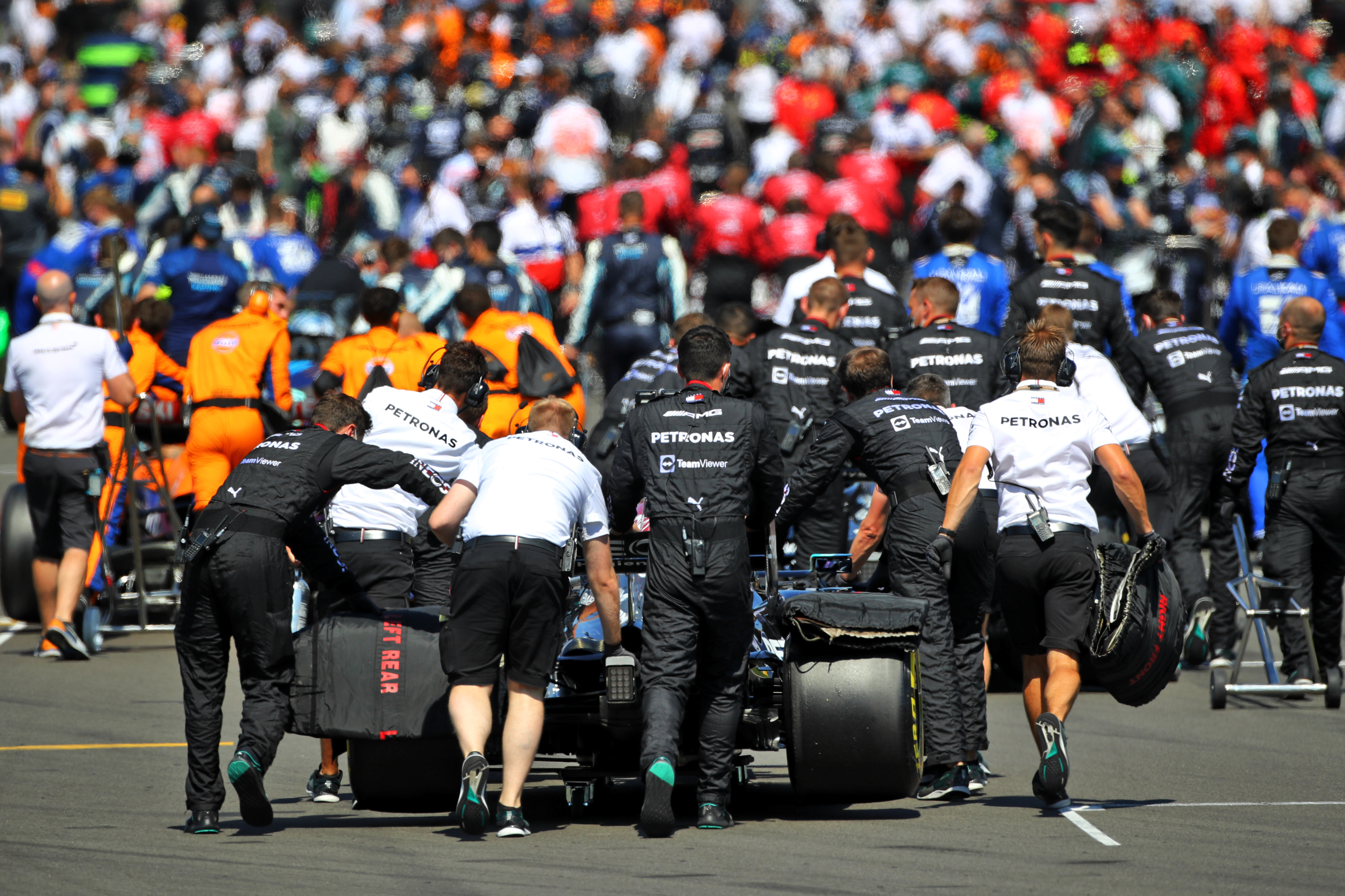 Motor Racing Formula One World Championship British Grand Prix Race Day Silverstone, England