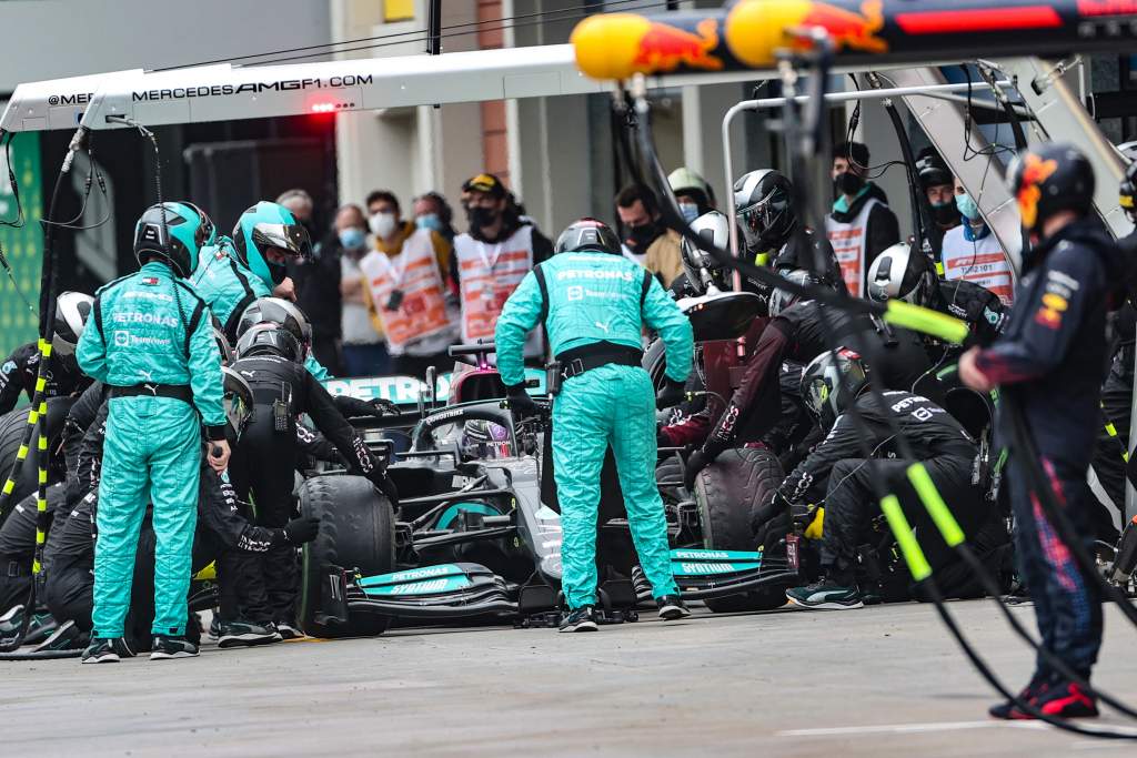 Hamilton’s tyres would have lasted, but drop to seventh likely