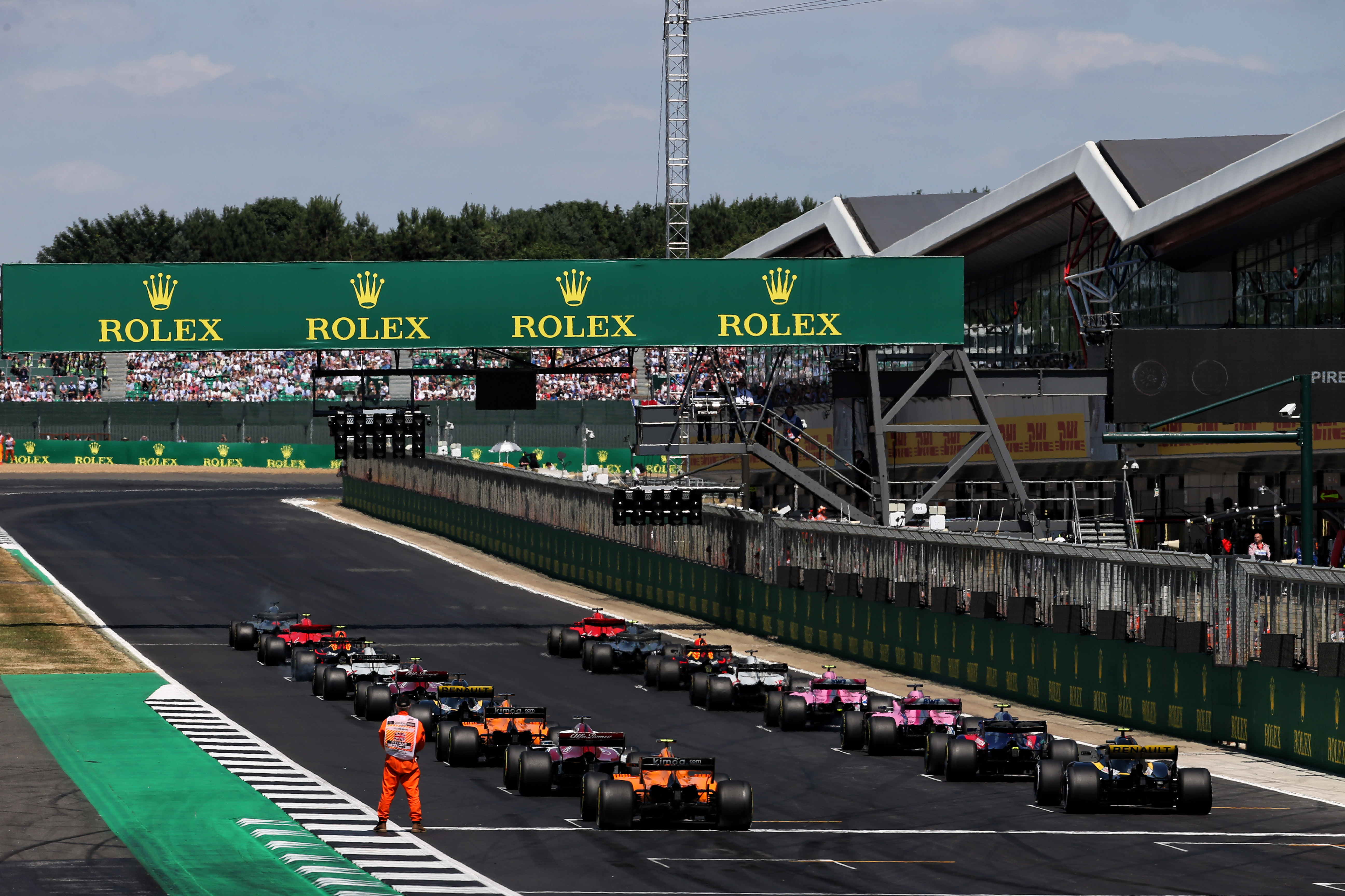 Motor Racing Formula One World Championship British Grand Prix Race Day Silverstone, England