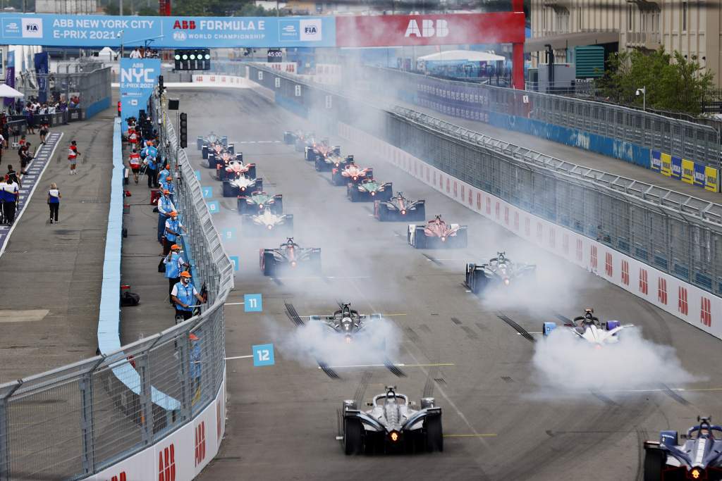 Formula E start New York