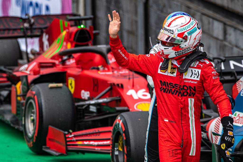 Charles Leclerc Ferrari F1 Brazilian GP