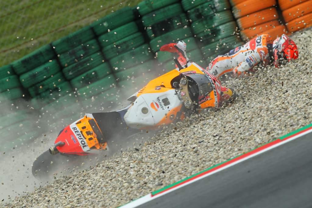 Marc Marquez Honda MotoGP crash