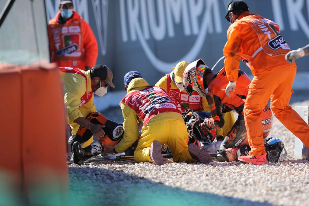 Miguel Oliveira And Iker Lecuona Crash