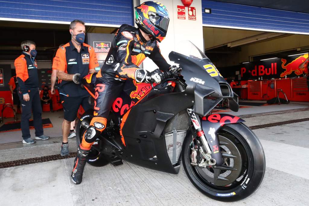 Brad Binder KTM MotoGP Jerez test