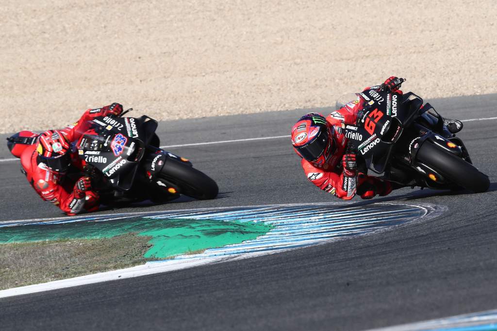 Francesco Bagnaia Jack Miller Ducati MotoGP Jerez test