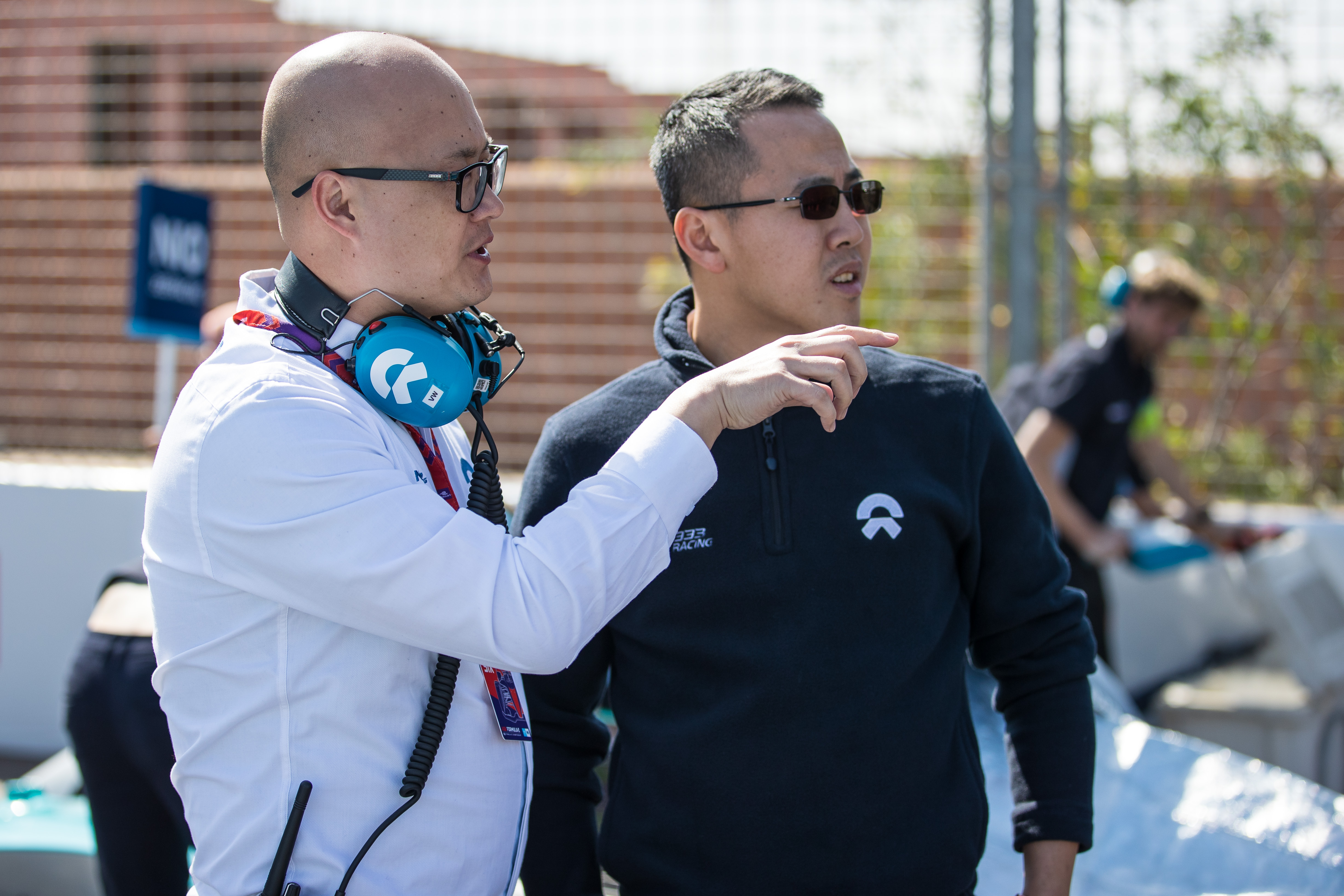 Caption L To R Nio 333 Fe Team Ceo Vincent Wang With Newly Appointed Team Principal Alex Hui Nov 2021