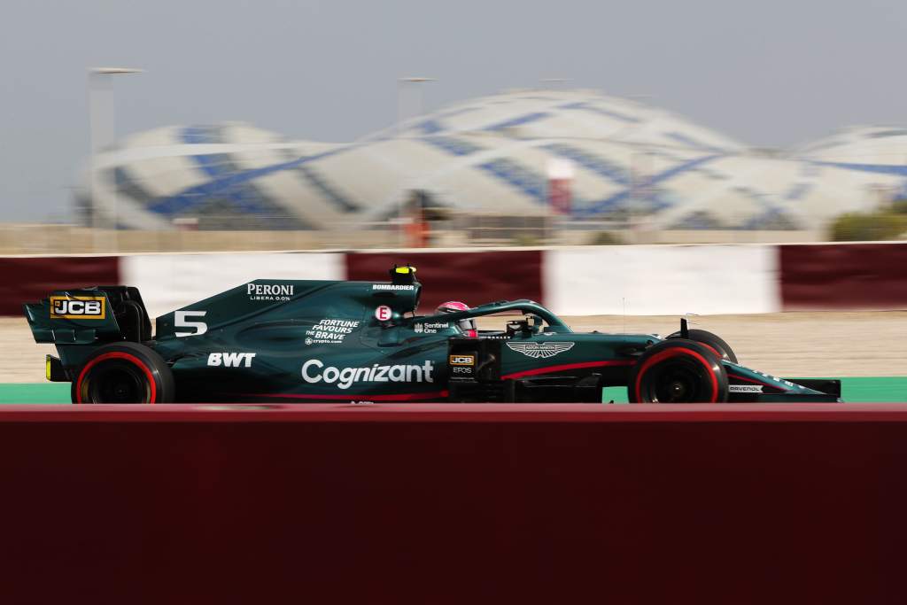 Sebastian Vettel Aston Martin F1 Qatar GP