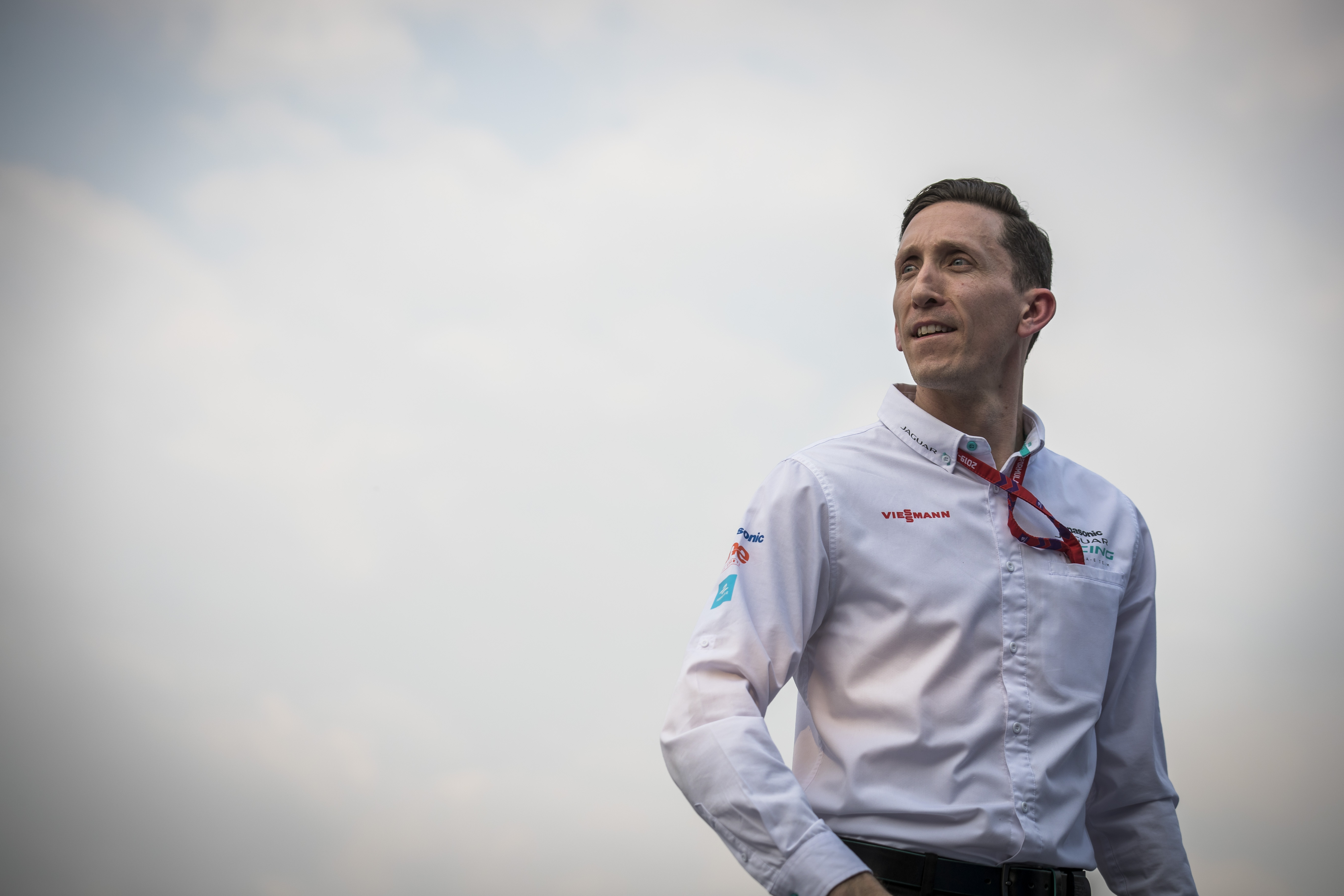 James Barclay, Team Director, Panasonic Jaguar Racing On The Podium