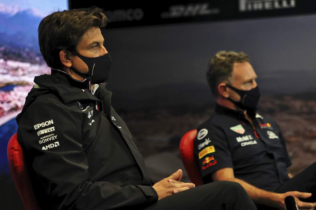 Toto Wolff Mercedes Christian Horner Red Bull F1