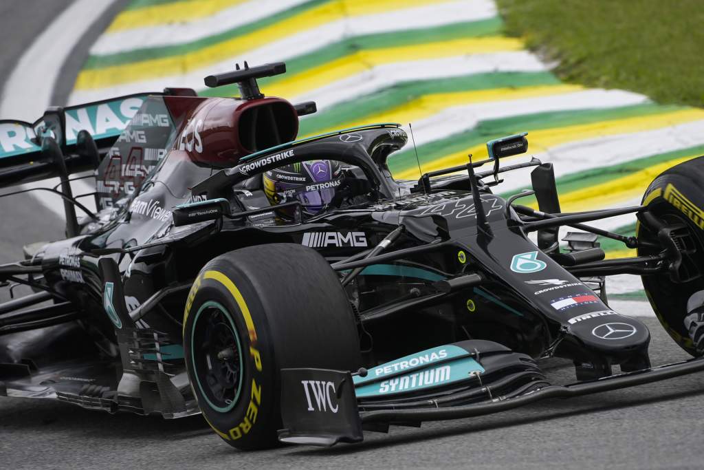 Lewis Hamilton Mercedes F1 Brazilian GP