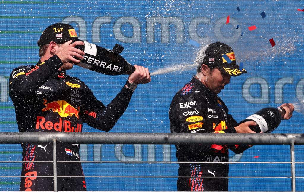 Sergio Perez Max Verstappen Red Bull F1