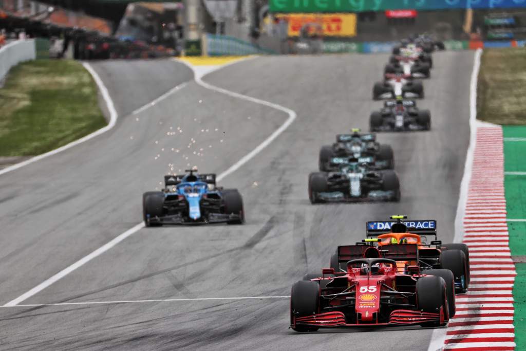 Carlos Sainz Ferrari F1 Spanish GP