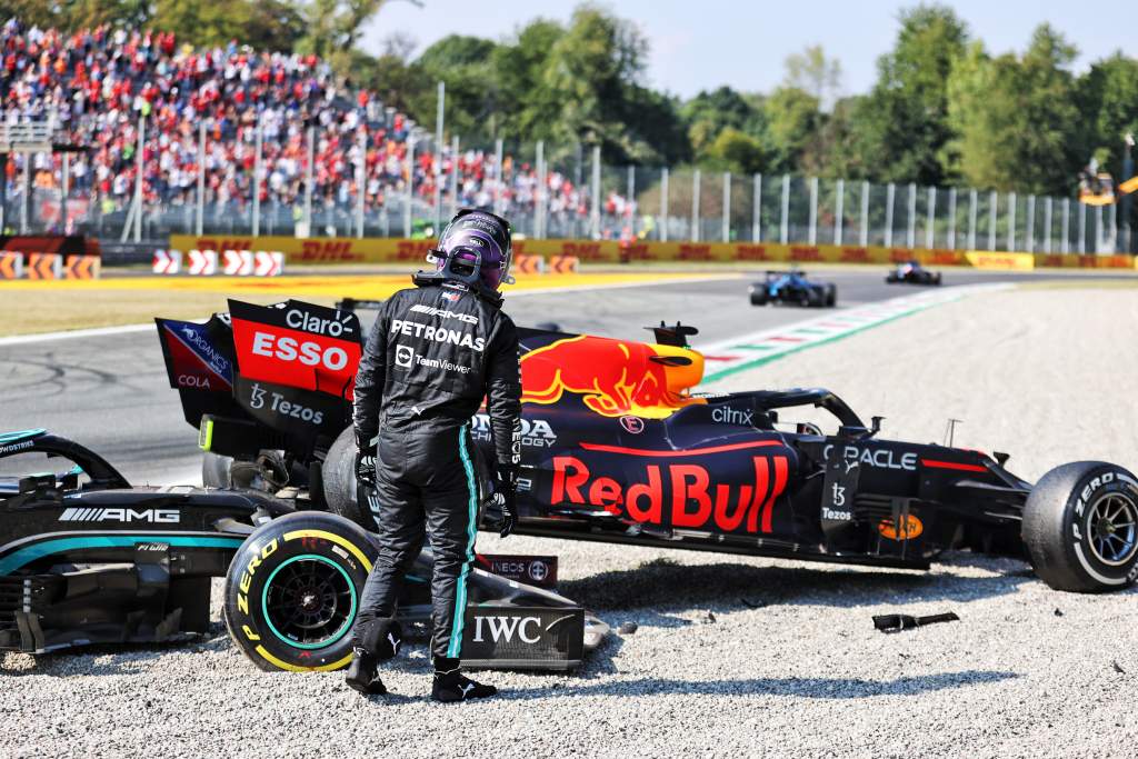 Lewis Hamilton & Max Verstappen with a Louis Vuitton bag arrive on race day