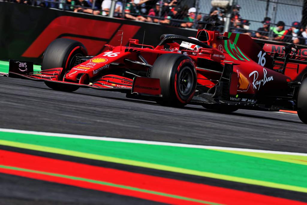 Charles Leclerc F1 Mexican GP Ferrari