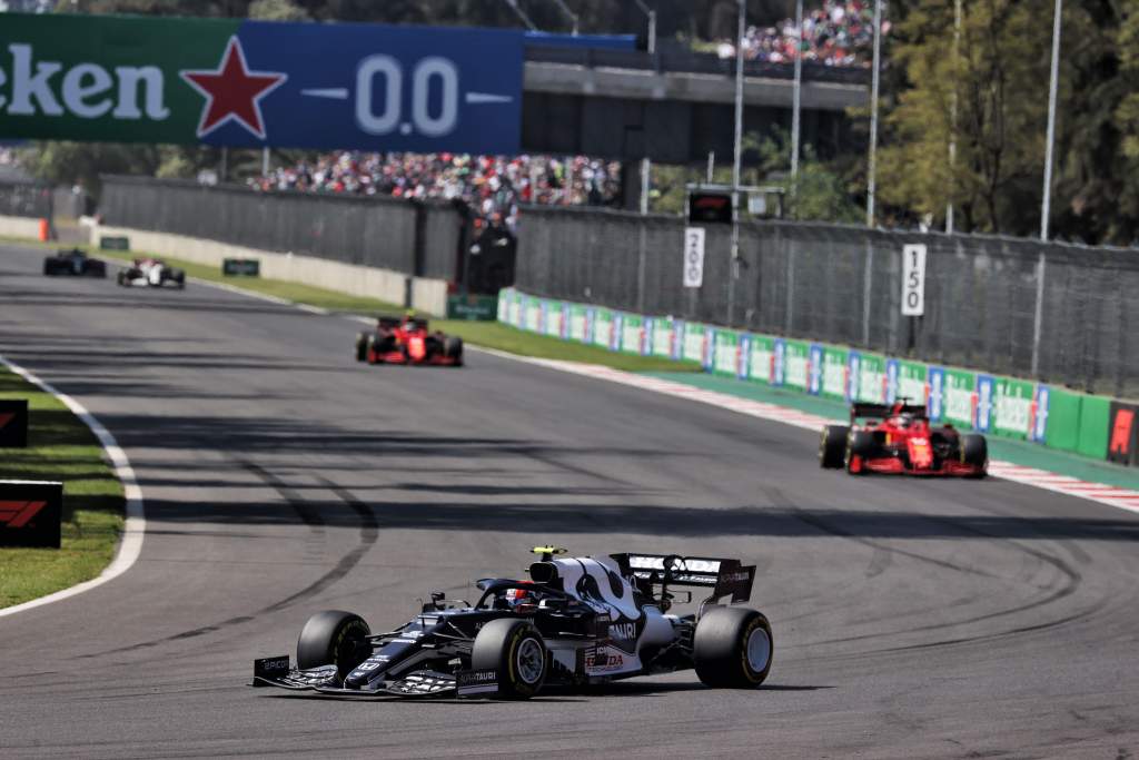 Pierre Gasly AlphaTauri F1 Mexican GP Ferrari