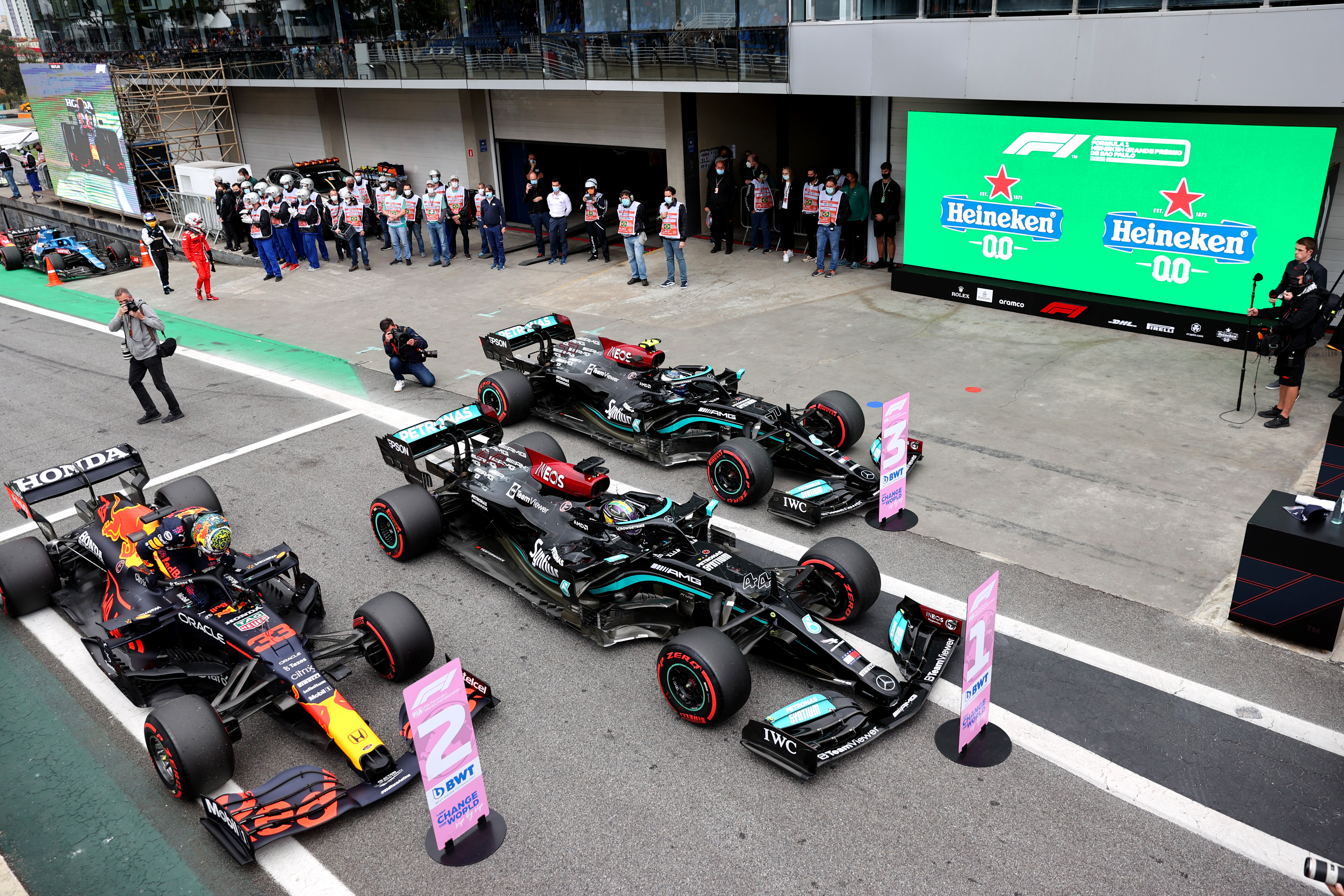 Motor Racing Formula One World Championship Brazilian Grand Prix Qualifying Day Sao Paulo, Brazil