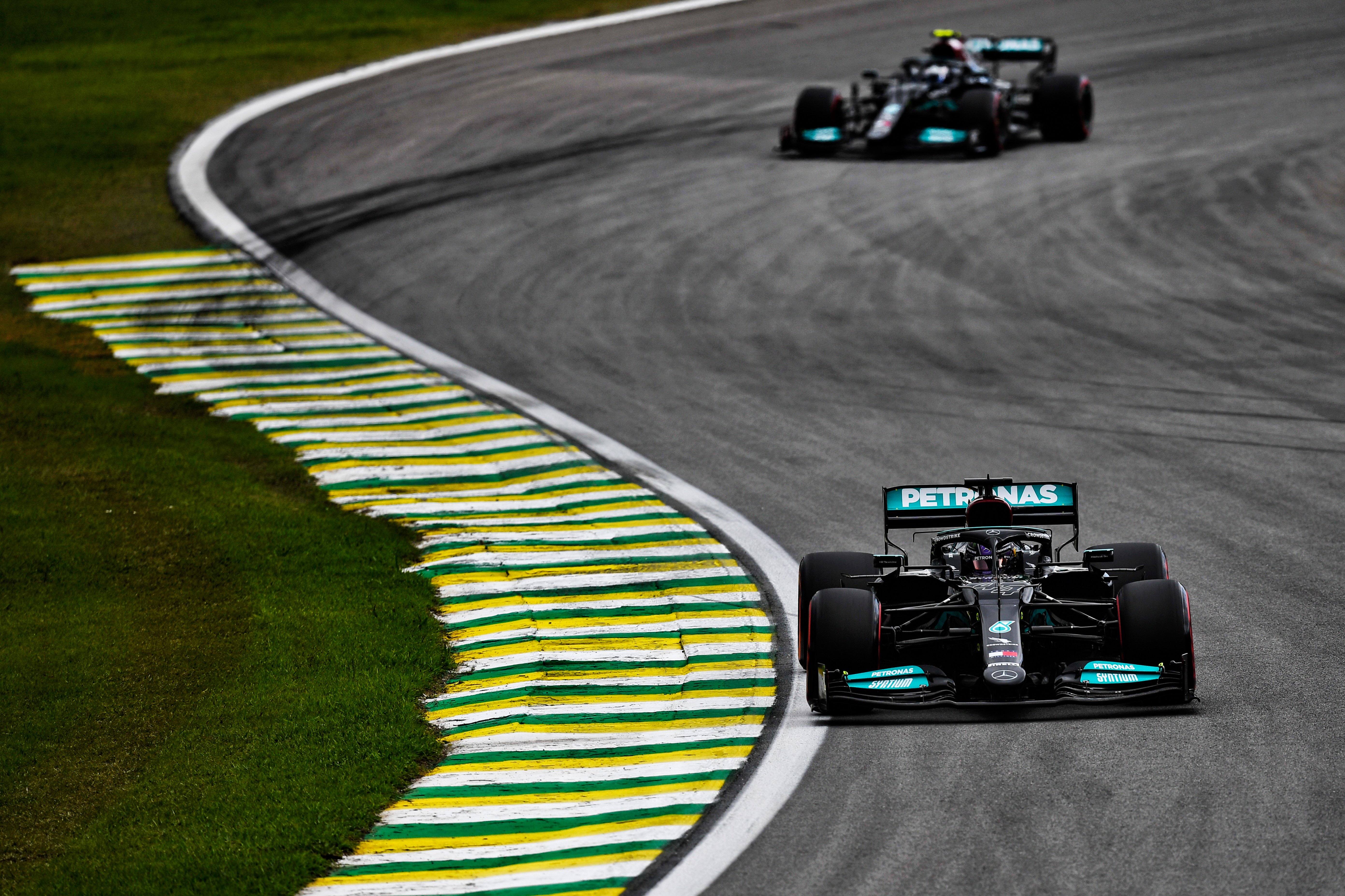 Motor Racing Formula One World Championship Brazilian Grand Prix Qualifying Day Sao Paulo, Brazil