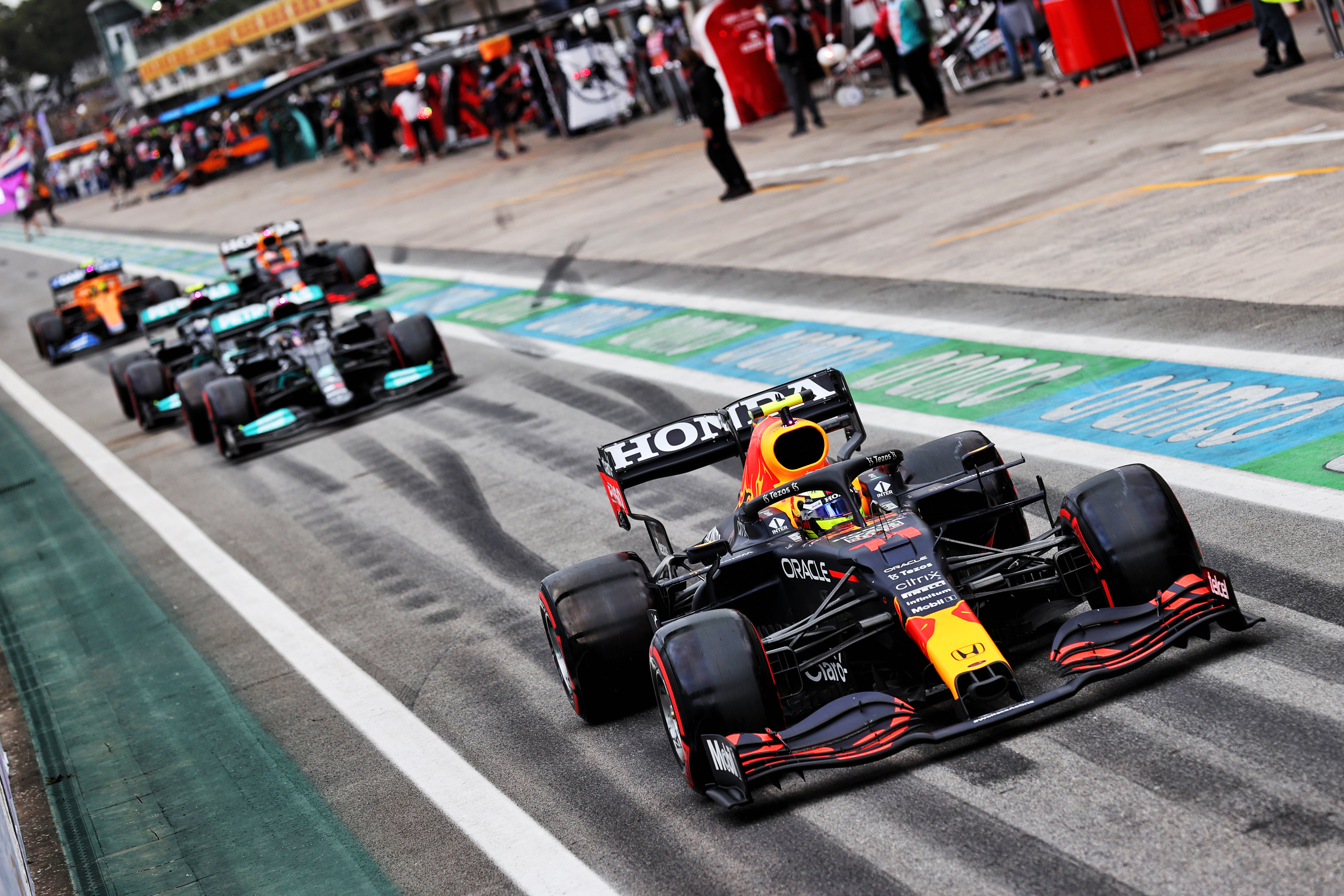 Motor Racing Formula One World Championship Brazilian Grand Prix Qualifying Day Sao Paulo, Brazil