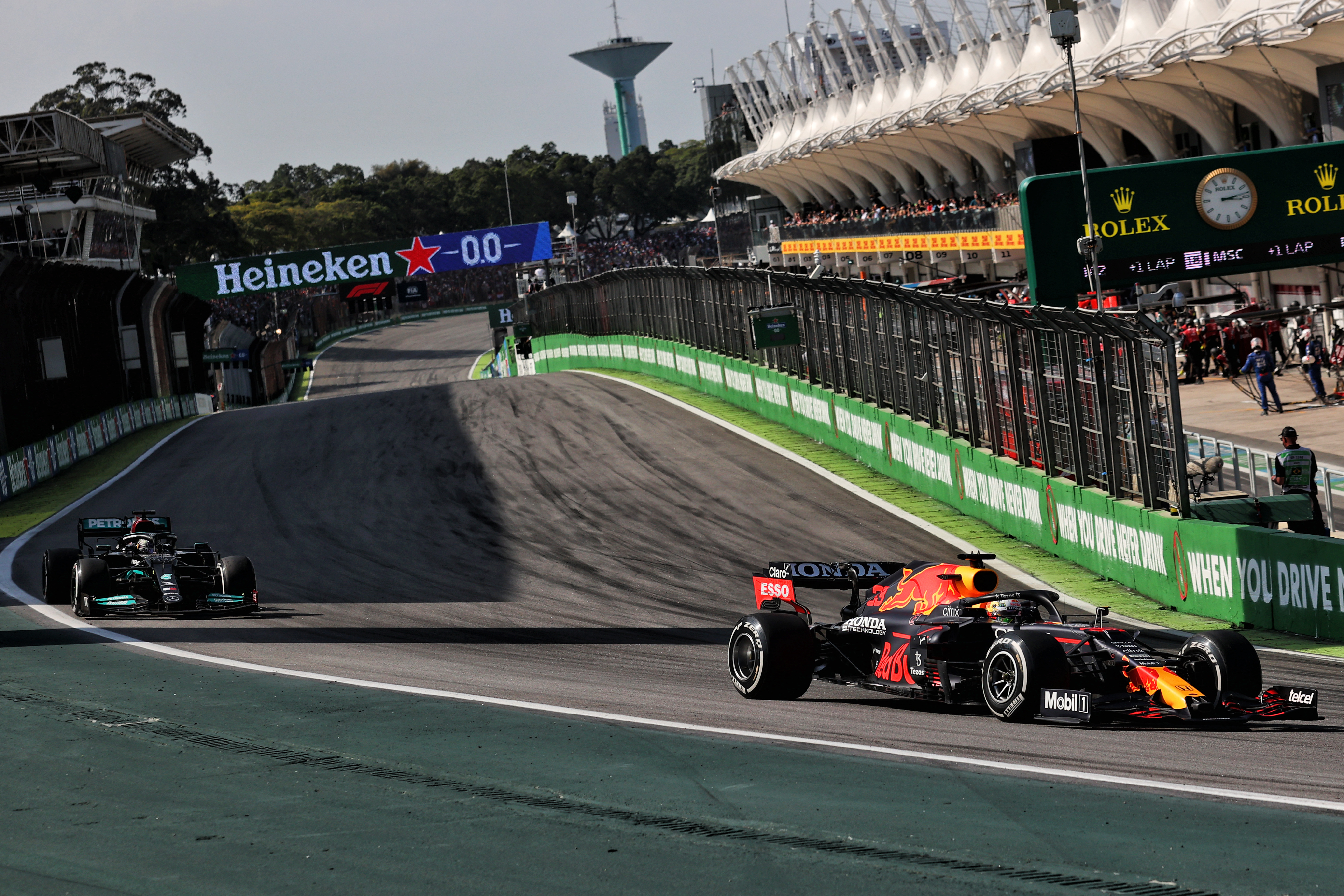 Motor Racing Formula One World Championship Brazilian Grand Prix Race Day Sao Paulo, Brazil