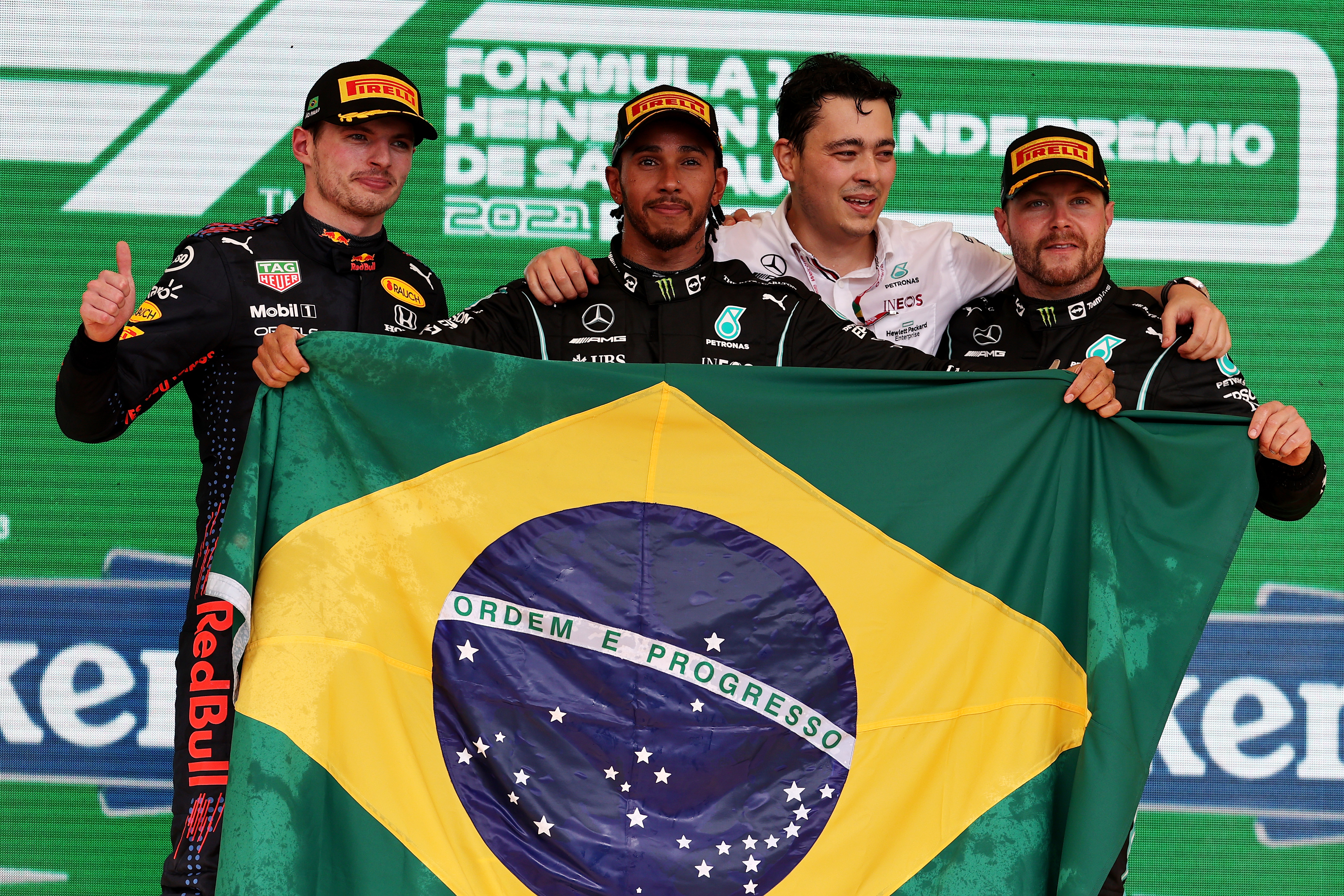 Motor Racing Formula One World Championship Brazilian Grand Prix Race Day Sao Paulo, Brazil