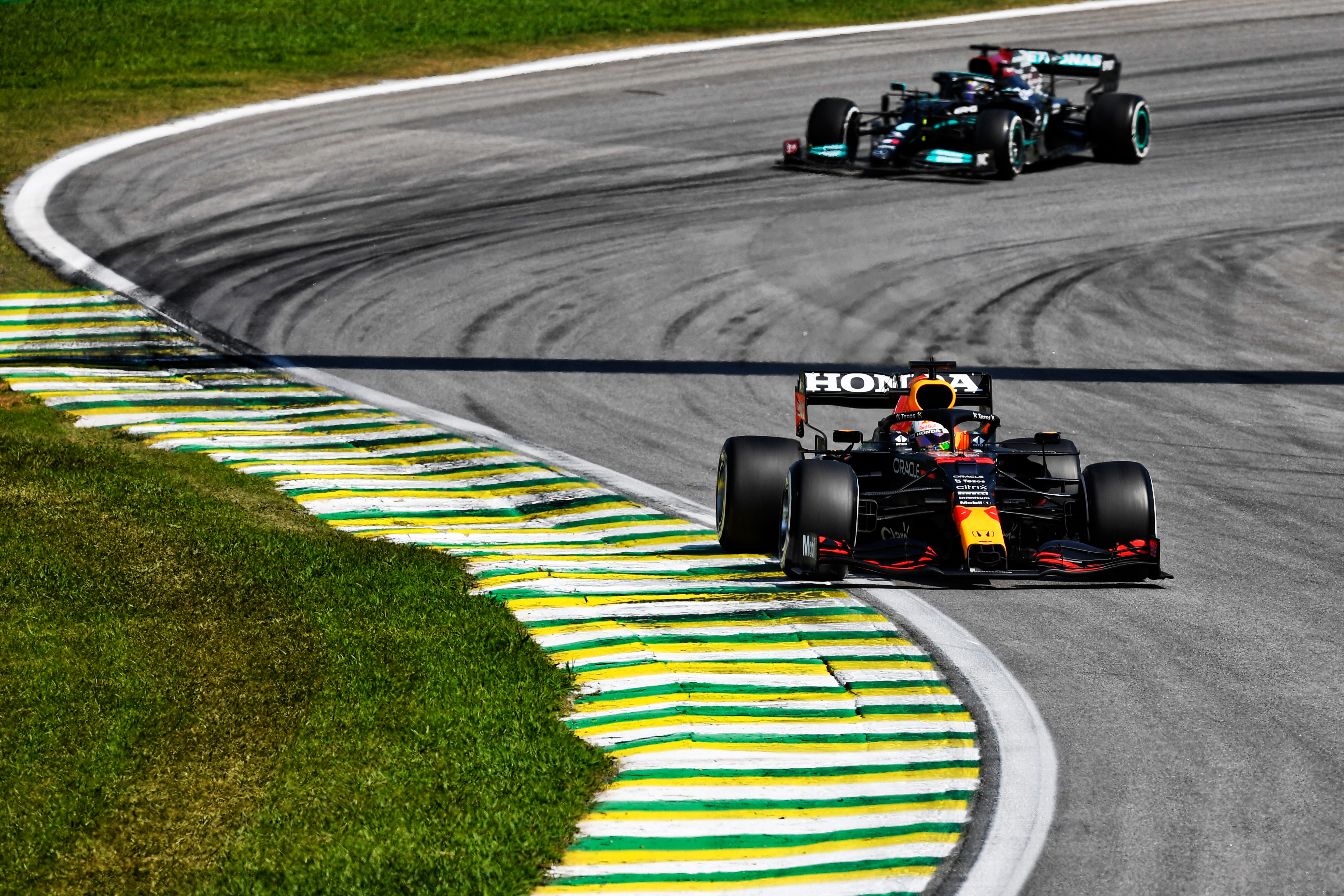 Motor Racing Formula One World Championship Brazilian Grand Prix Race Day Sao Paulo, Brazil