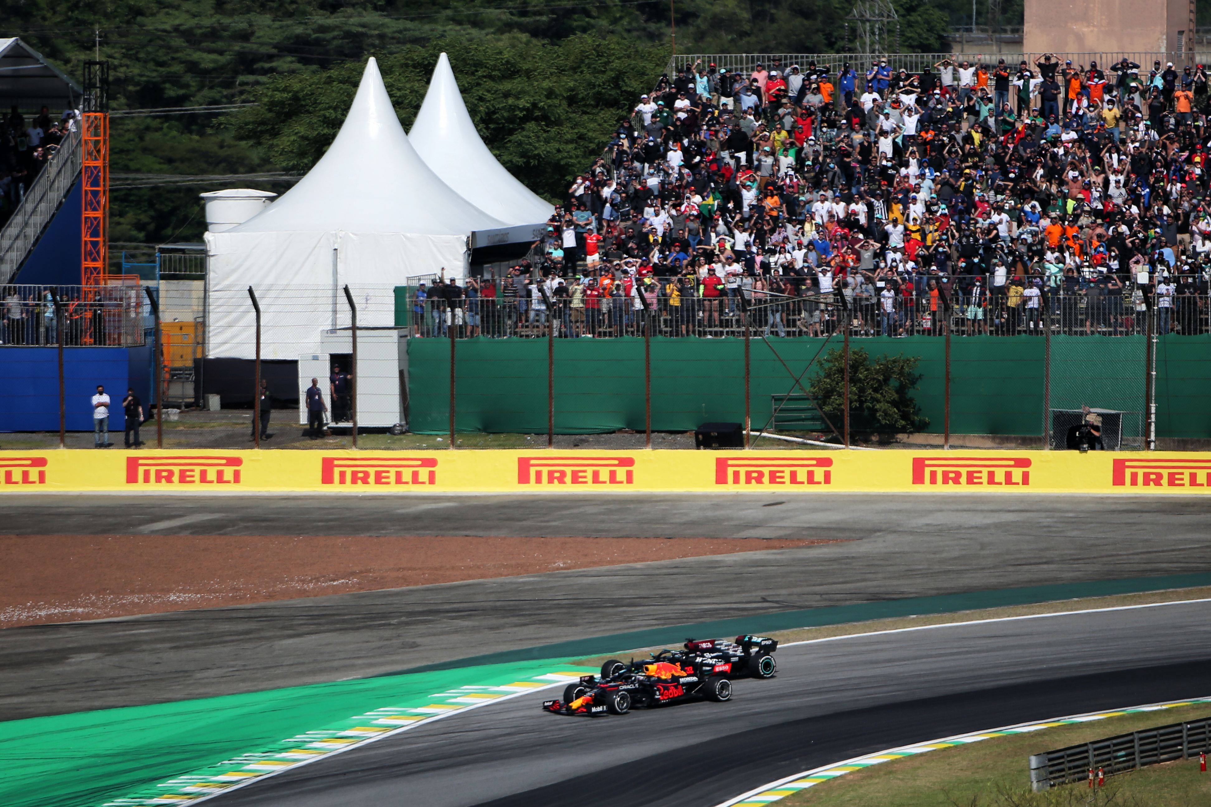 Motor Racing Formula One World Championship Brazilian Grand Prix Race Day Sao Paulo, Brazil