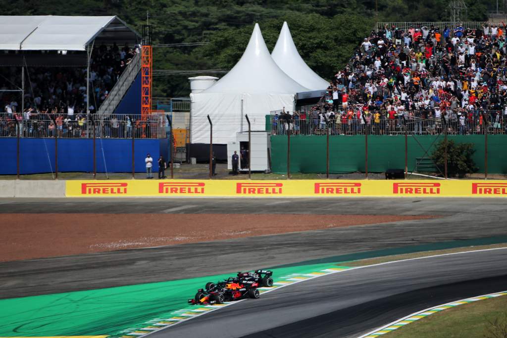 Motor Racing Formula One World Championship Brazilian Grand Prix Race Day Sao Paulo, Brazil