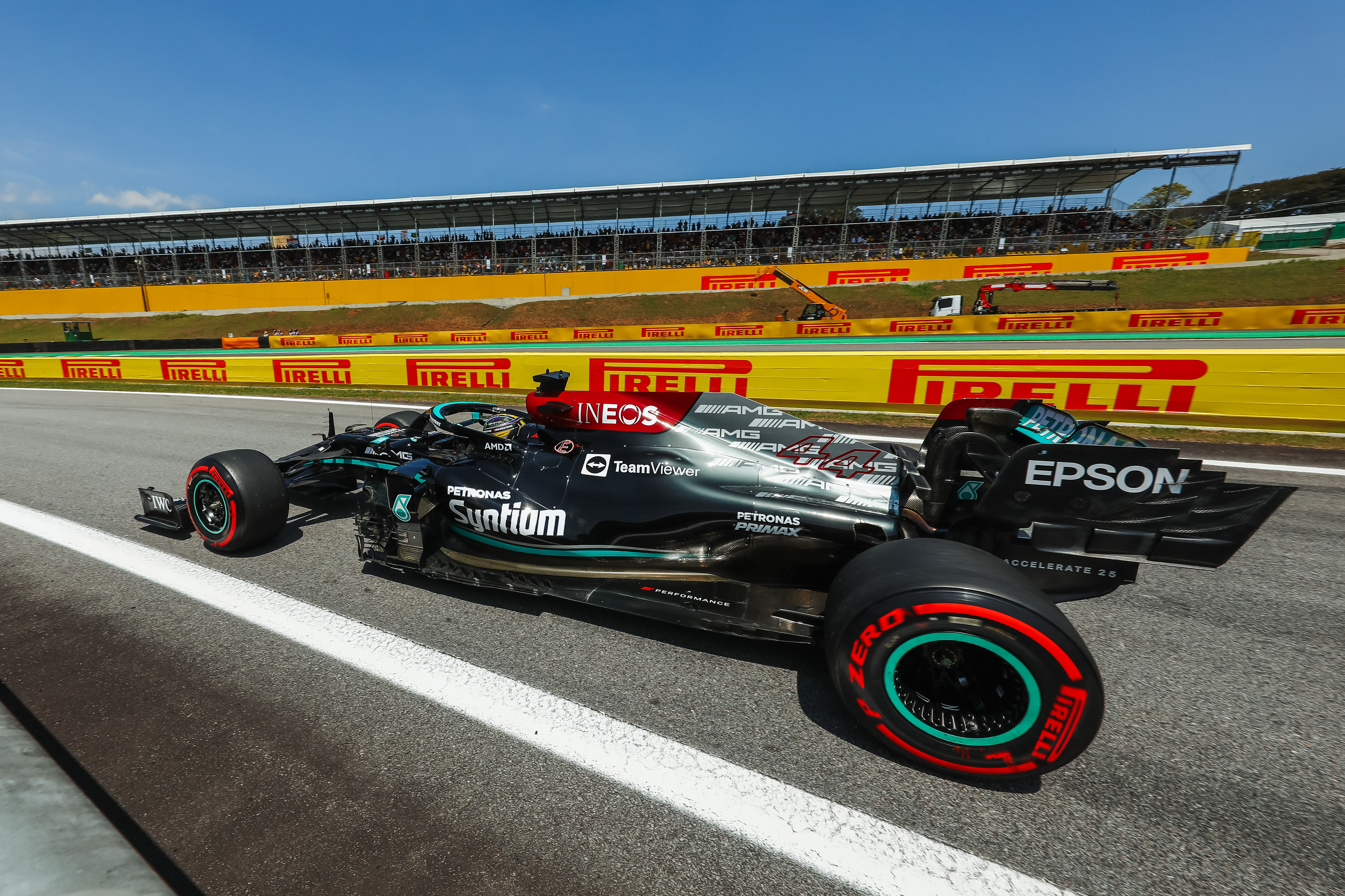 Motor Racing Formula One World Championship Brazilian Grand Prix Race Day Sao Paulo, Brazil