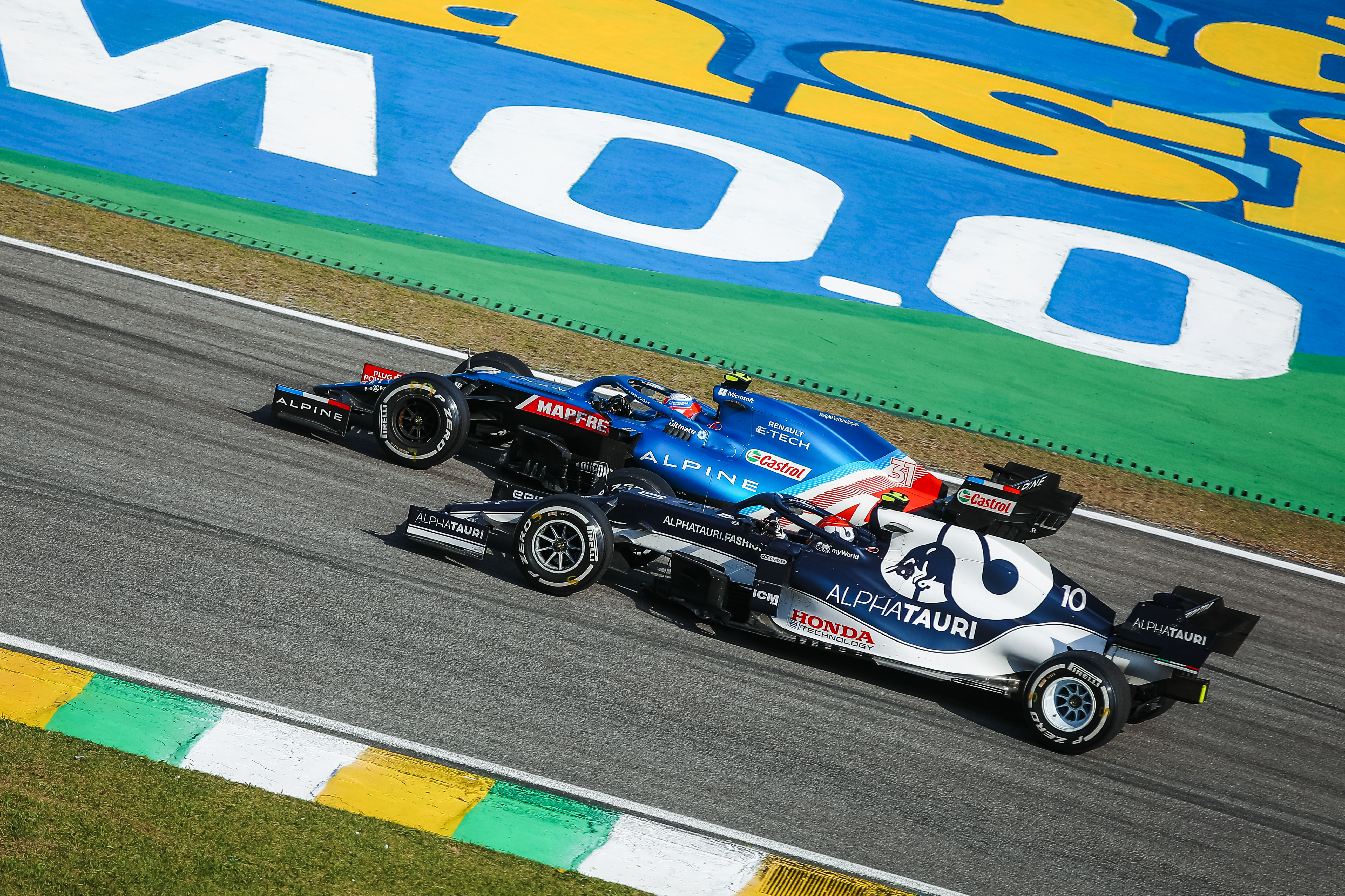 Motor Racing Formula One World Championship Brazilian Grand Prix Race Day Sao Paulo, Brazil