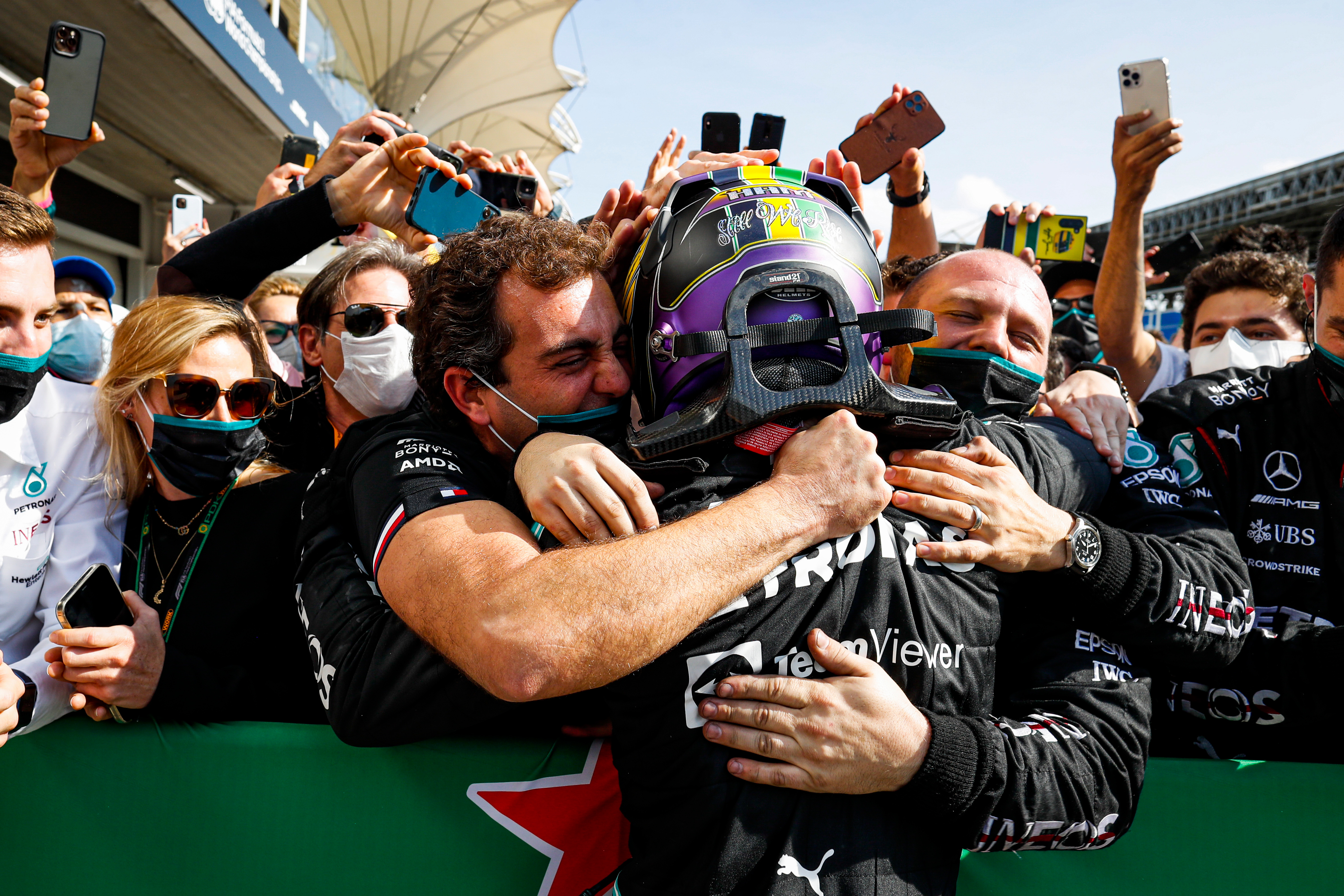 Motor Racing Formula One World Championship Brazilian Grand Prix Race Day Sao Paulo, Brazil