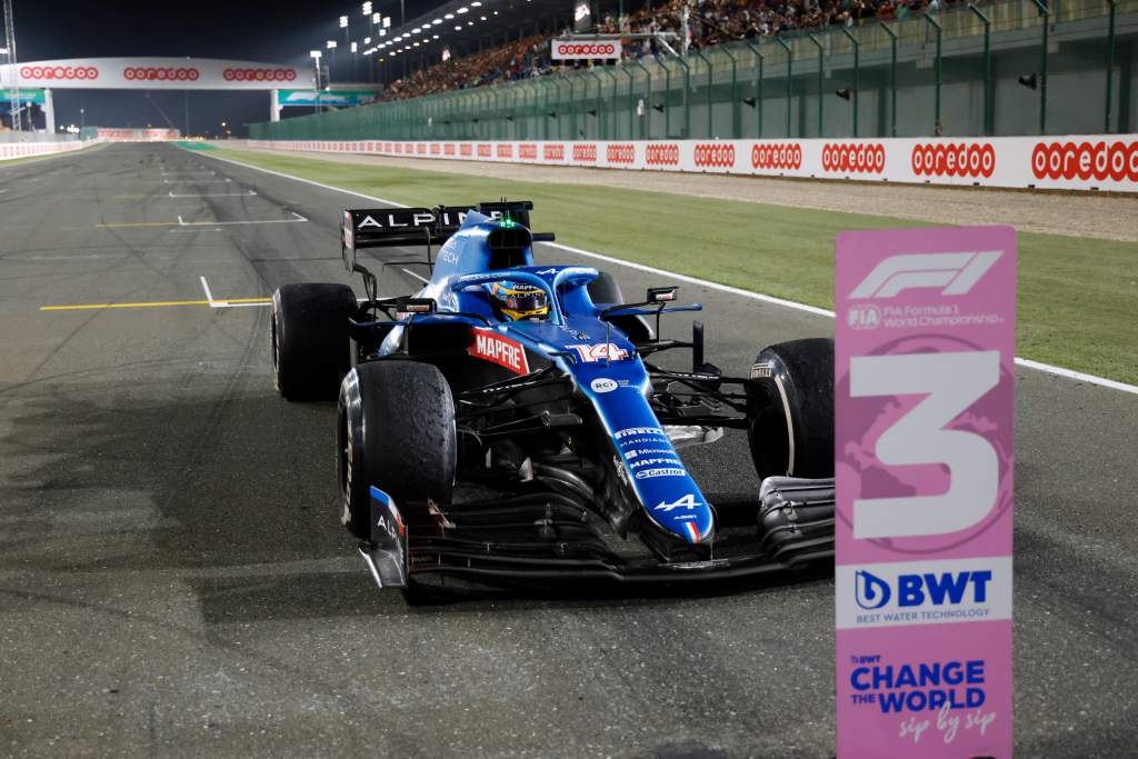 Fernando Alonso Alpine F1 Qatar GP