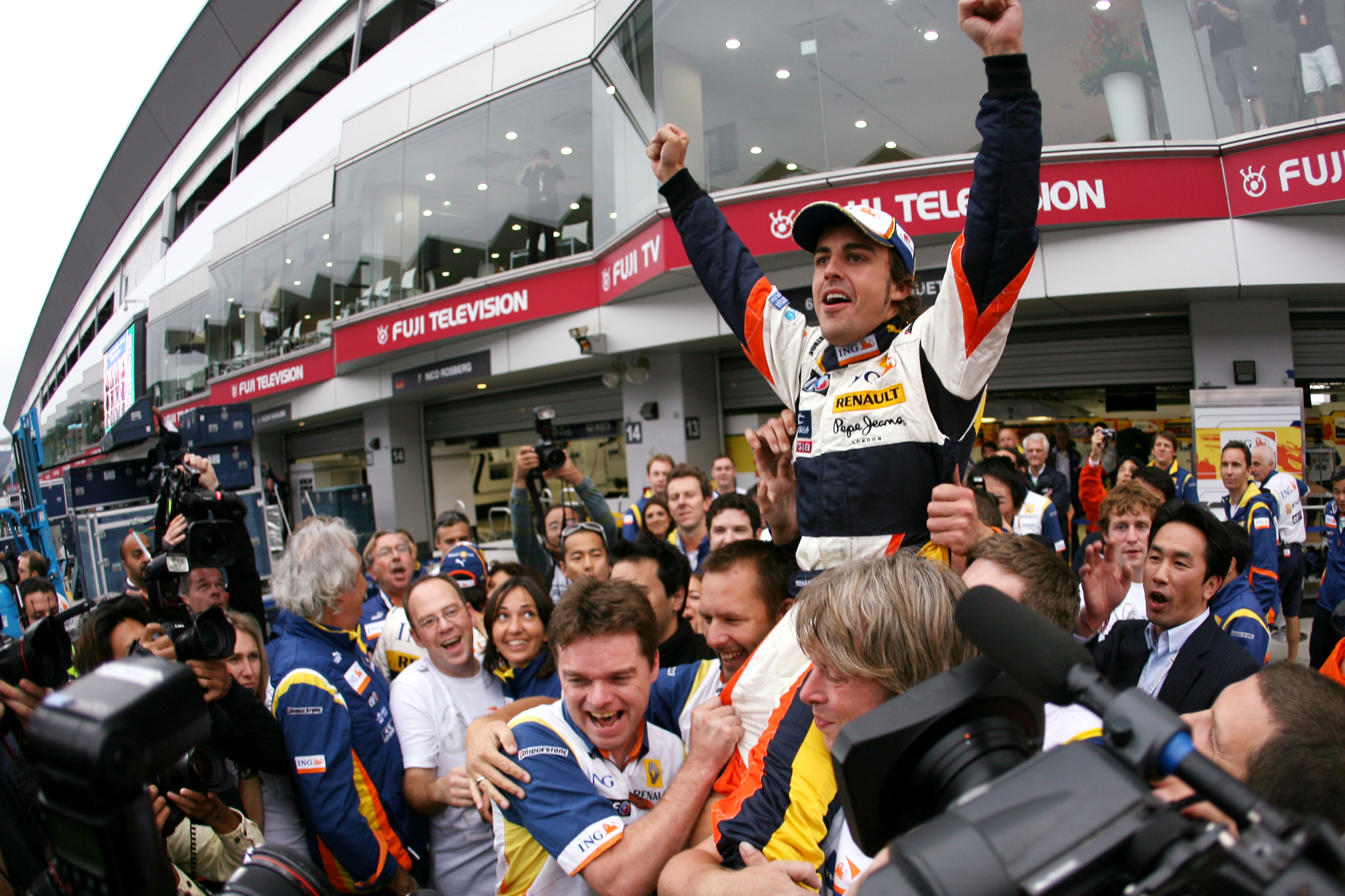 Formula 1 Grand Prix, Japan, Sunday Podium