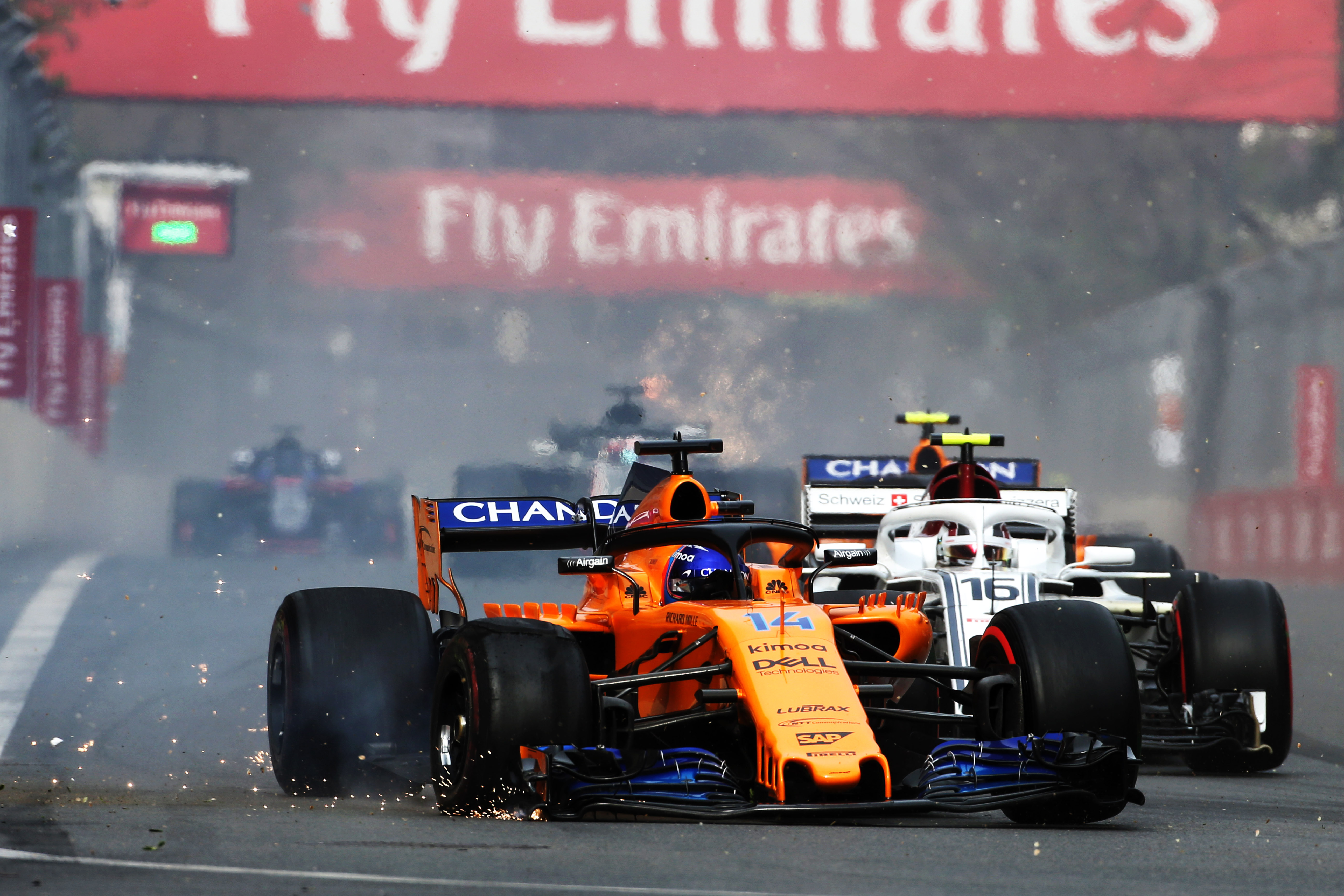 Motor Racing Formula One World Championship Azerbaijan Grand Prix Race Day Baku, Azerbaijan