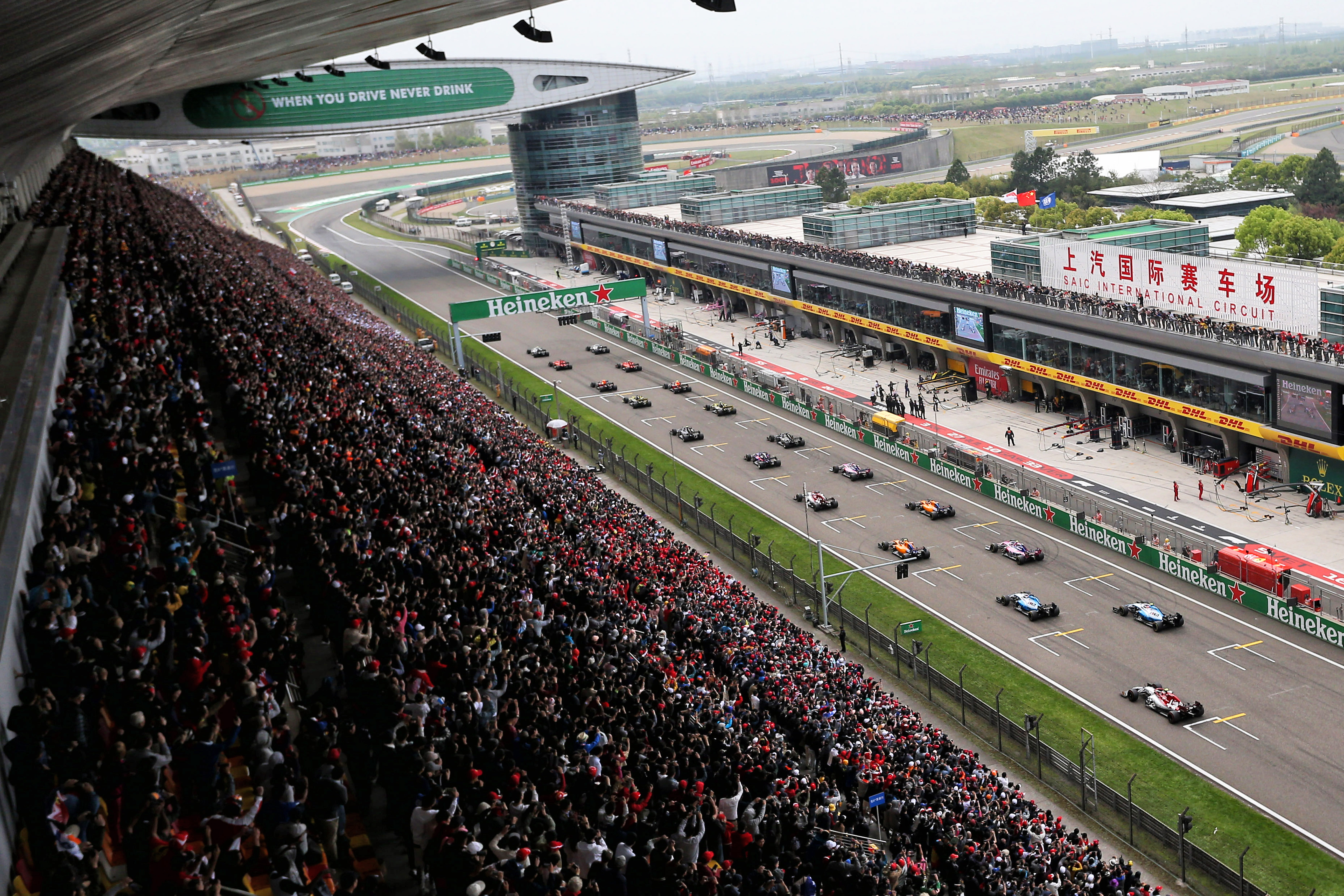 Motor Racing Formula One World Championship Chinese Grand Prix Race Day Shanghai, China