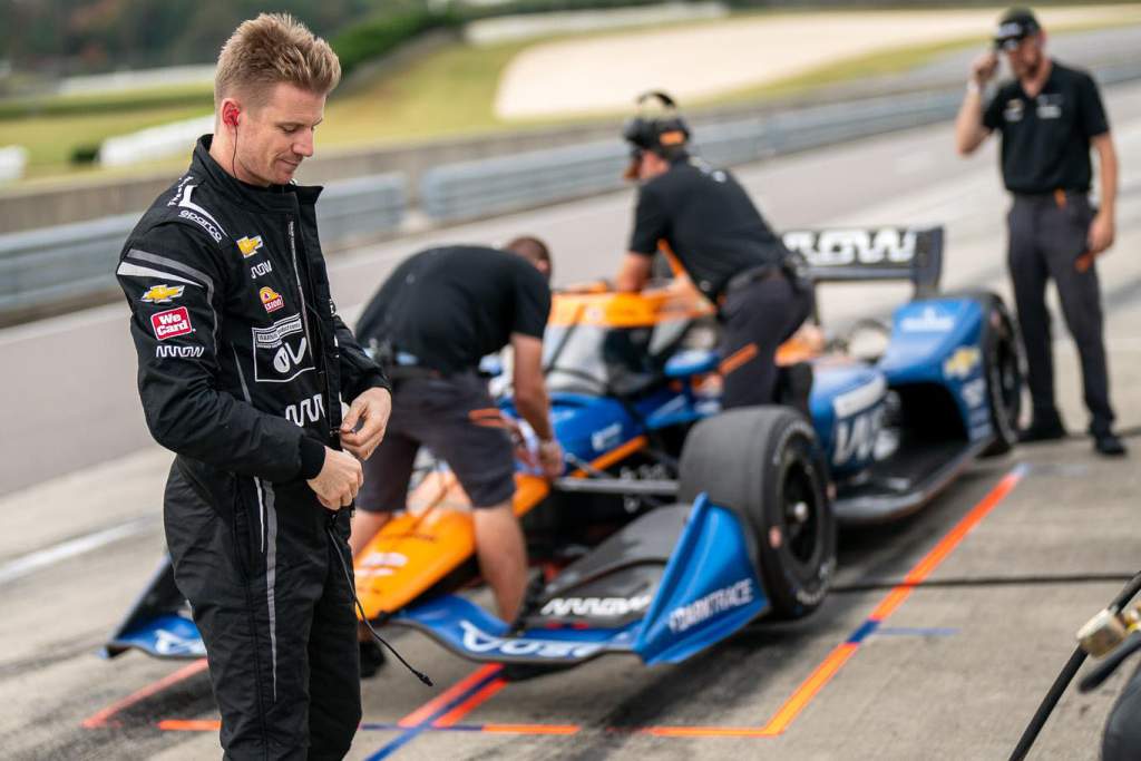 Nico Hulkenberg IndyCar test