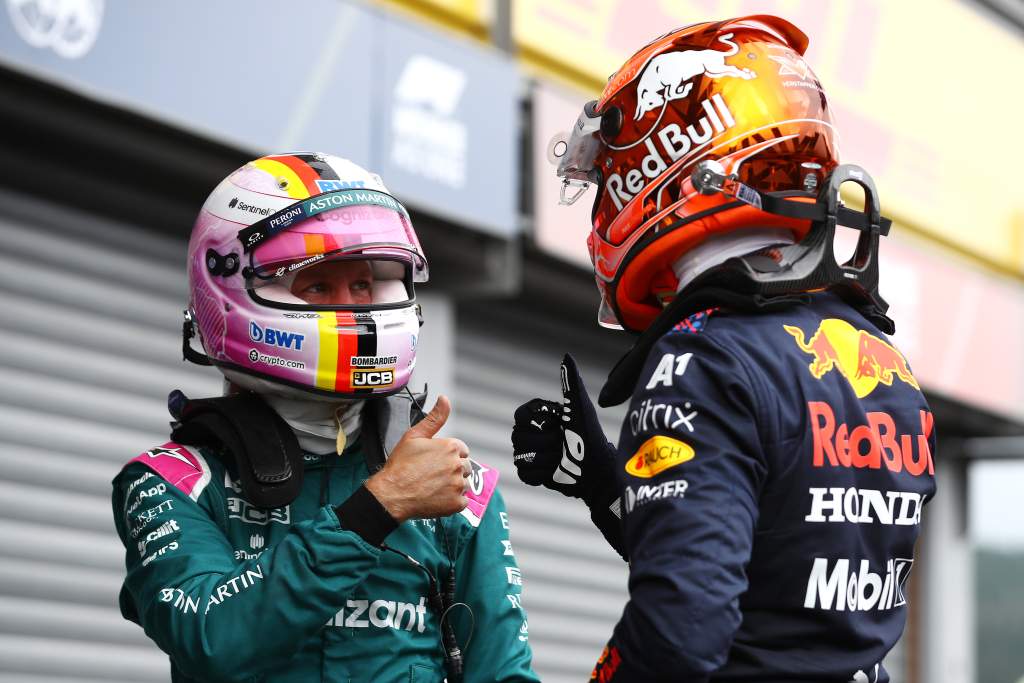 Sebastian Vettel Max Verstappen F1