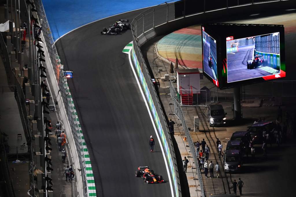 Max Verstappen Red Bull F1 Saudi Arabian GP crash