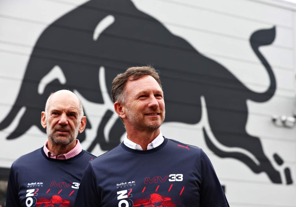 Adrian Newey Christian Horner Red Bull F1