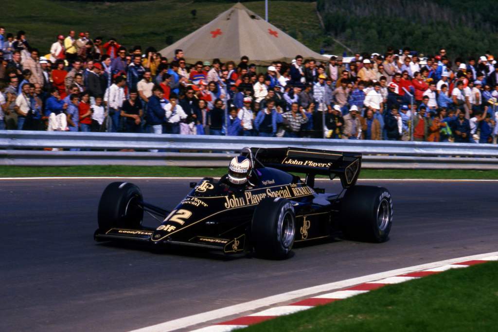 Nigel Mansell Lotus F1 1984 Portugal Estoril