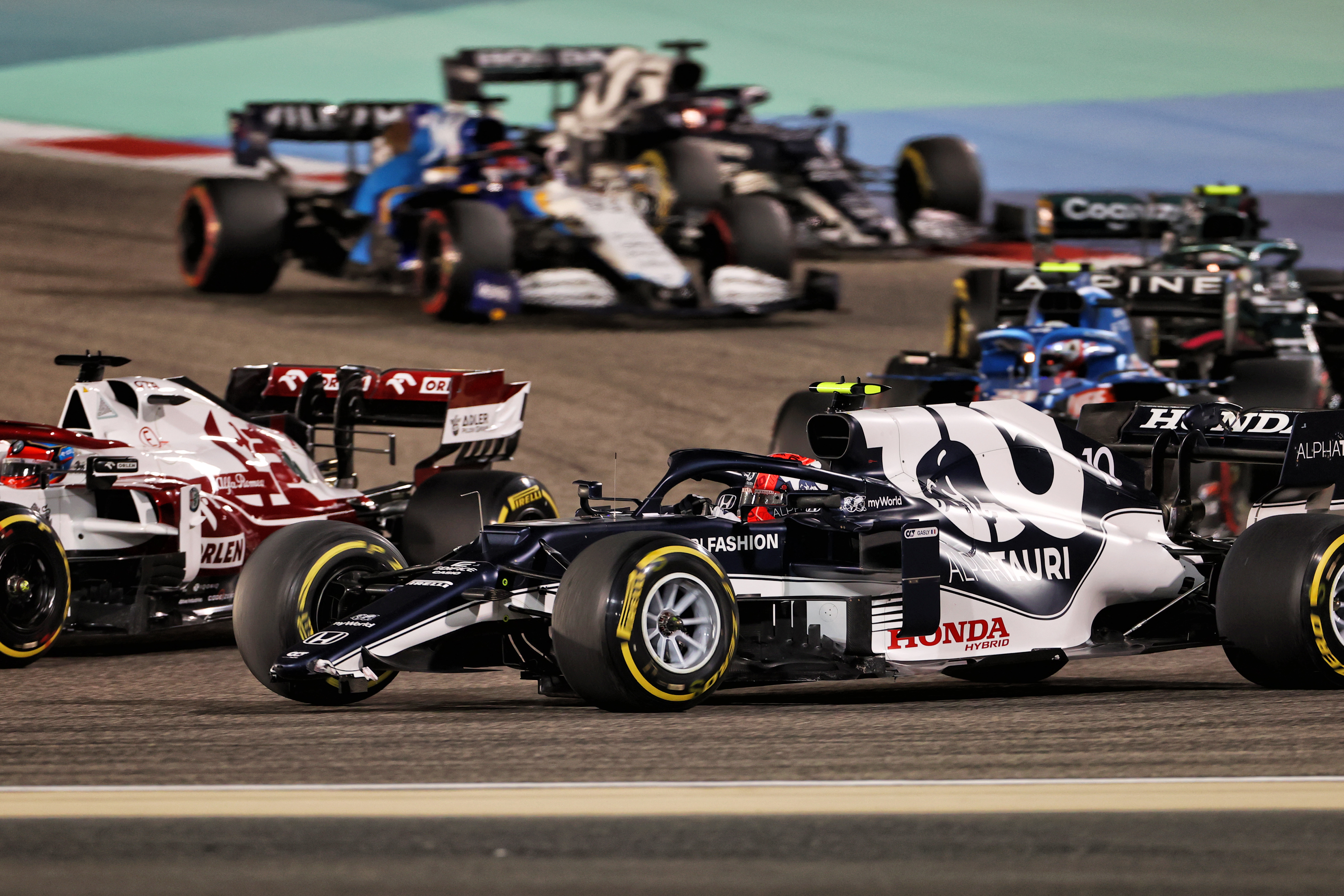 Motor Racing Formula One World Championship Bahrain Grand Prix Race Day Sakhir, Bahrain