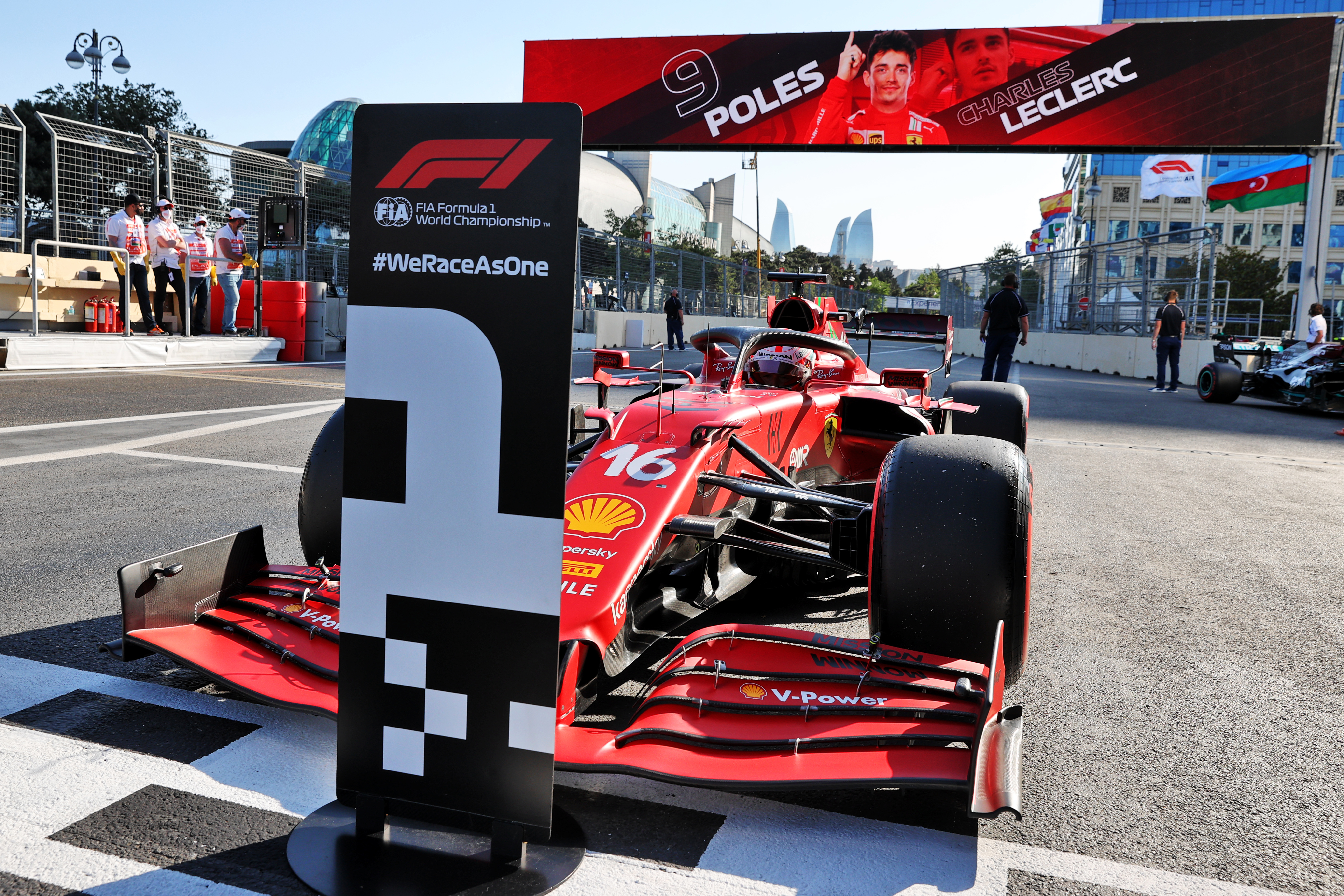 Motor Racing Formula One World Championship Azerbaijan Grand Prix Qualifying Day Baku, Azerbaijan