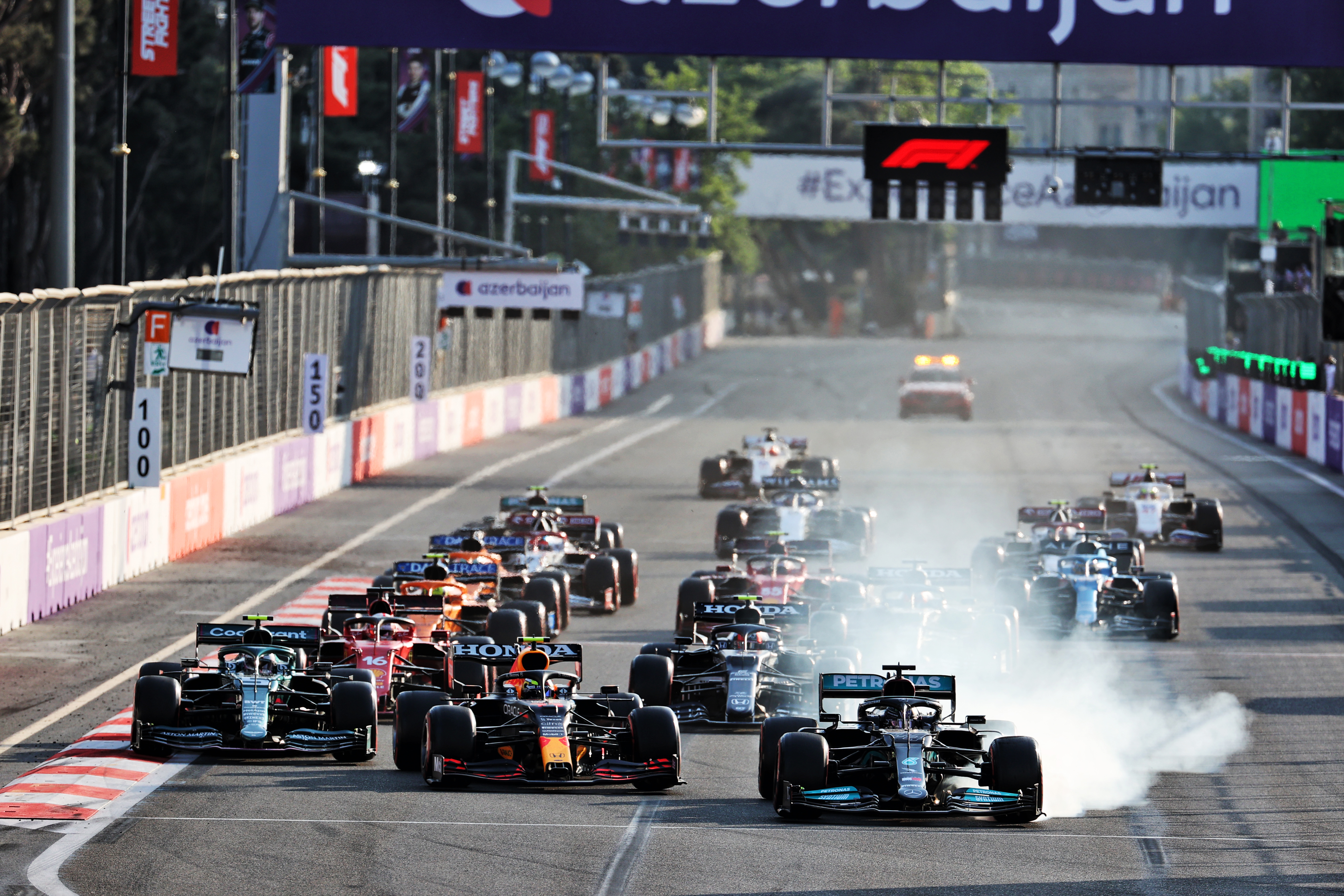 Motor Racing Formula One World Championship Azerbaijan Grand Prix Race Day Baku, Azerbaijan