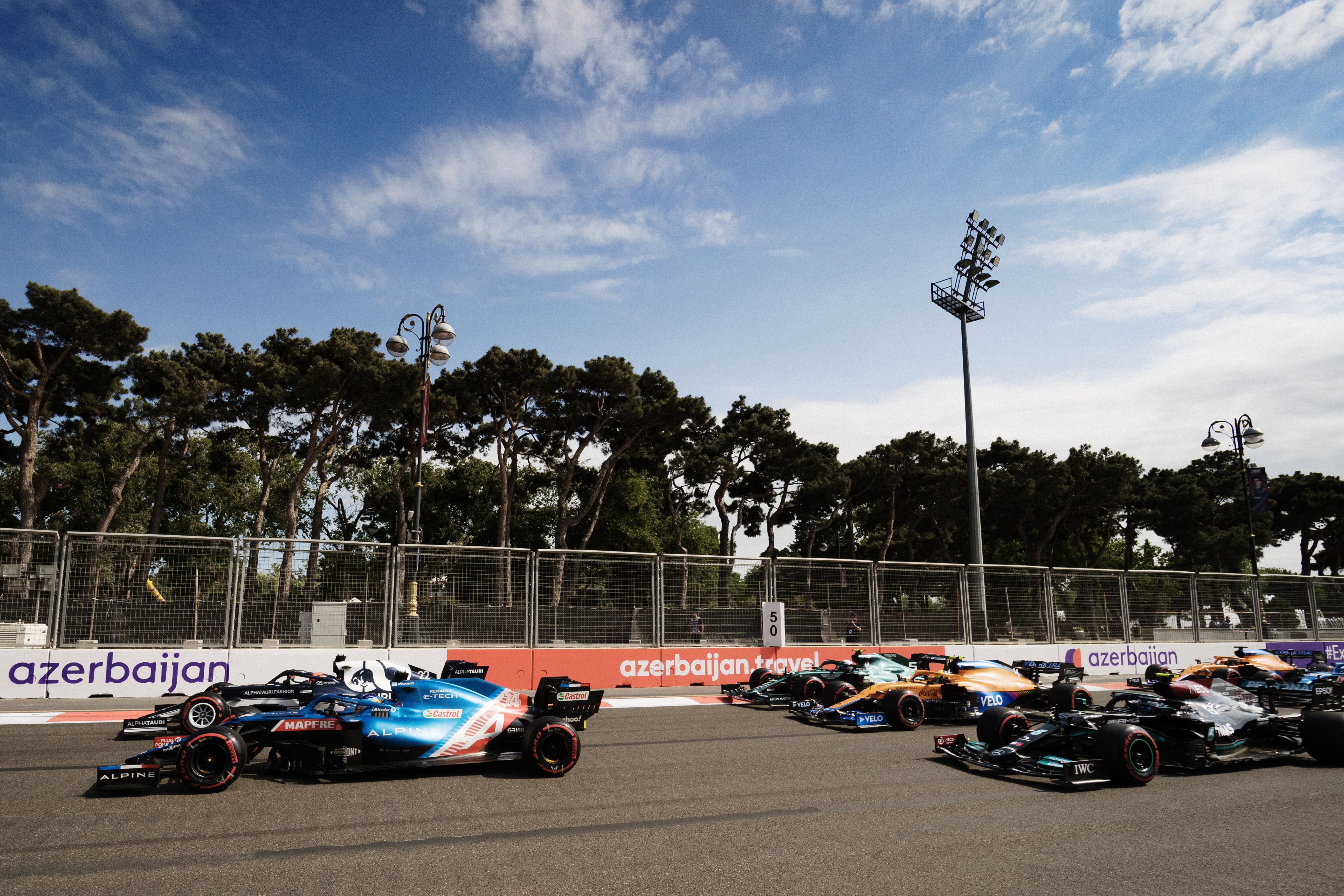 Motor Racing Formula One World Championship Azerbaijan Grand Prix Race Day Baku, Azerbaijan