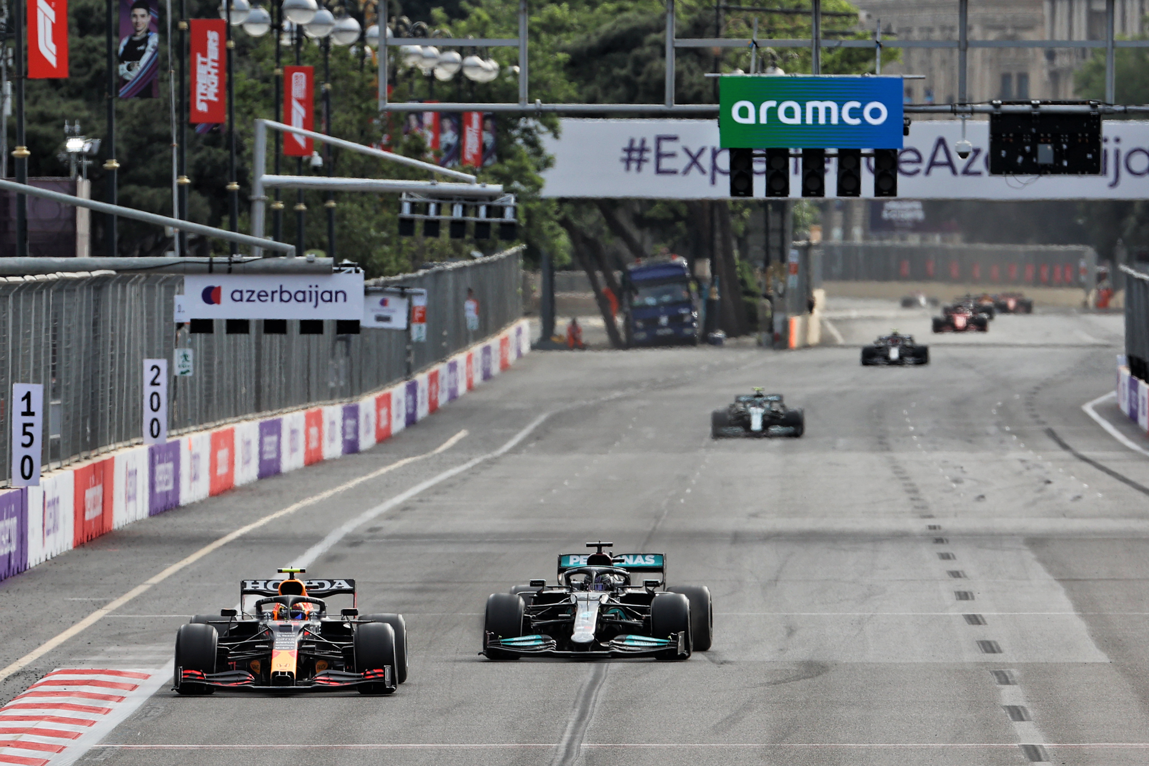 Motor Racing Formula One World Championship Azerbaijan Grand Prix Race Day Baku, Azerbaijan