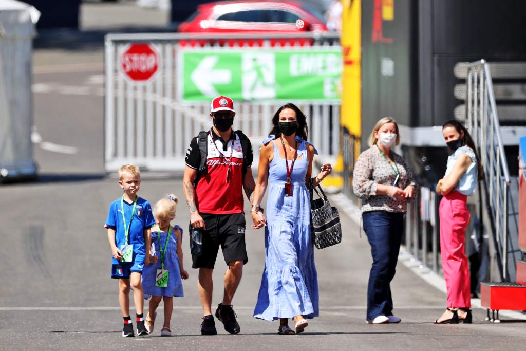 Kimi Raikkonen family F1