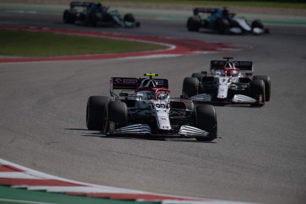 Antonio Giovinazzi Kimi Raikkonen Alfa Romeo F1