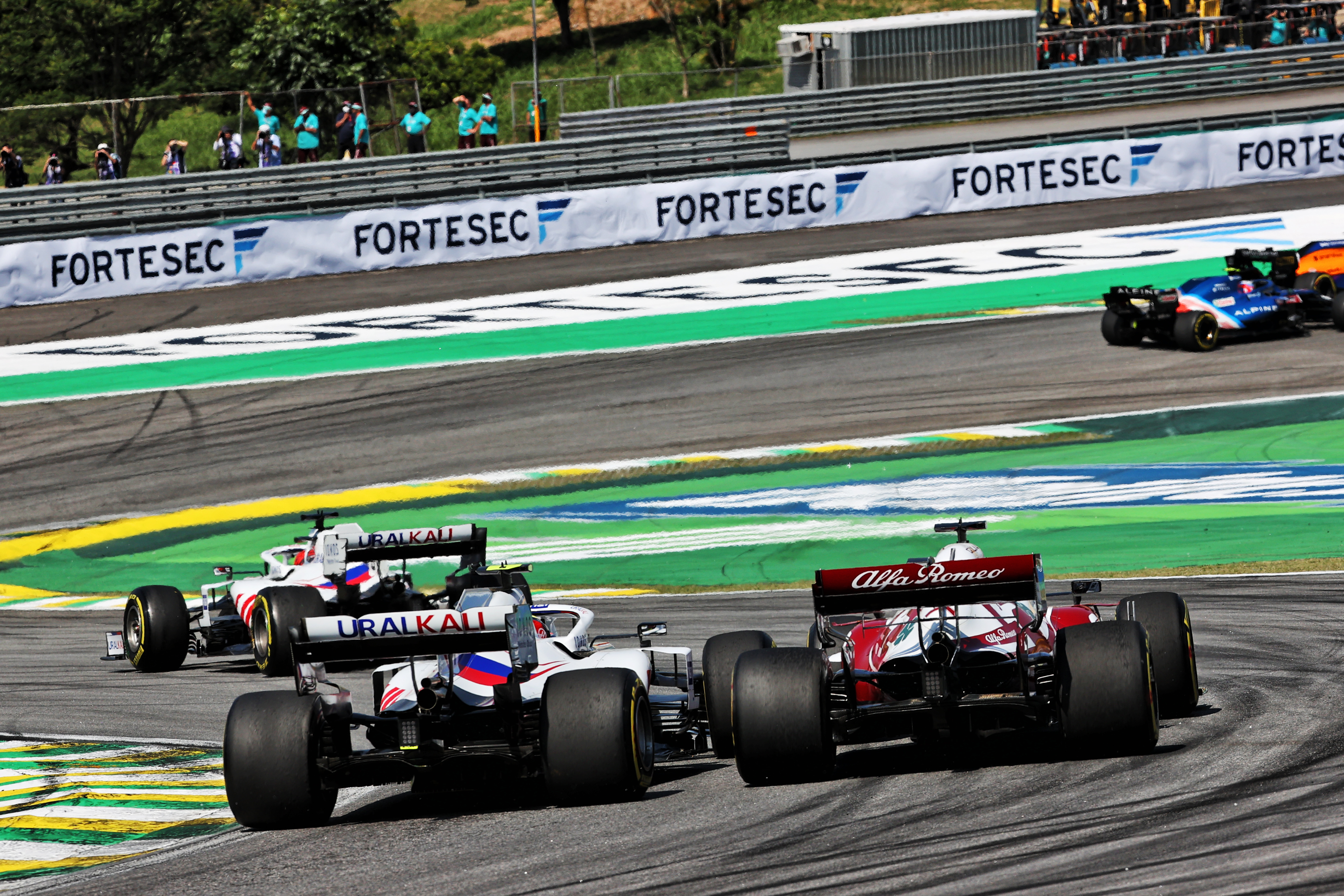 Motor Racing Formula One World Championship Brazilian Grand Prix Race Day Sao Paulo, Brazil