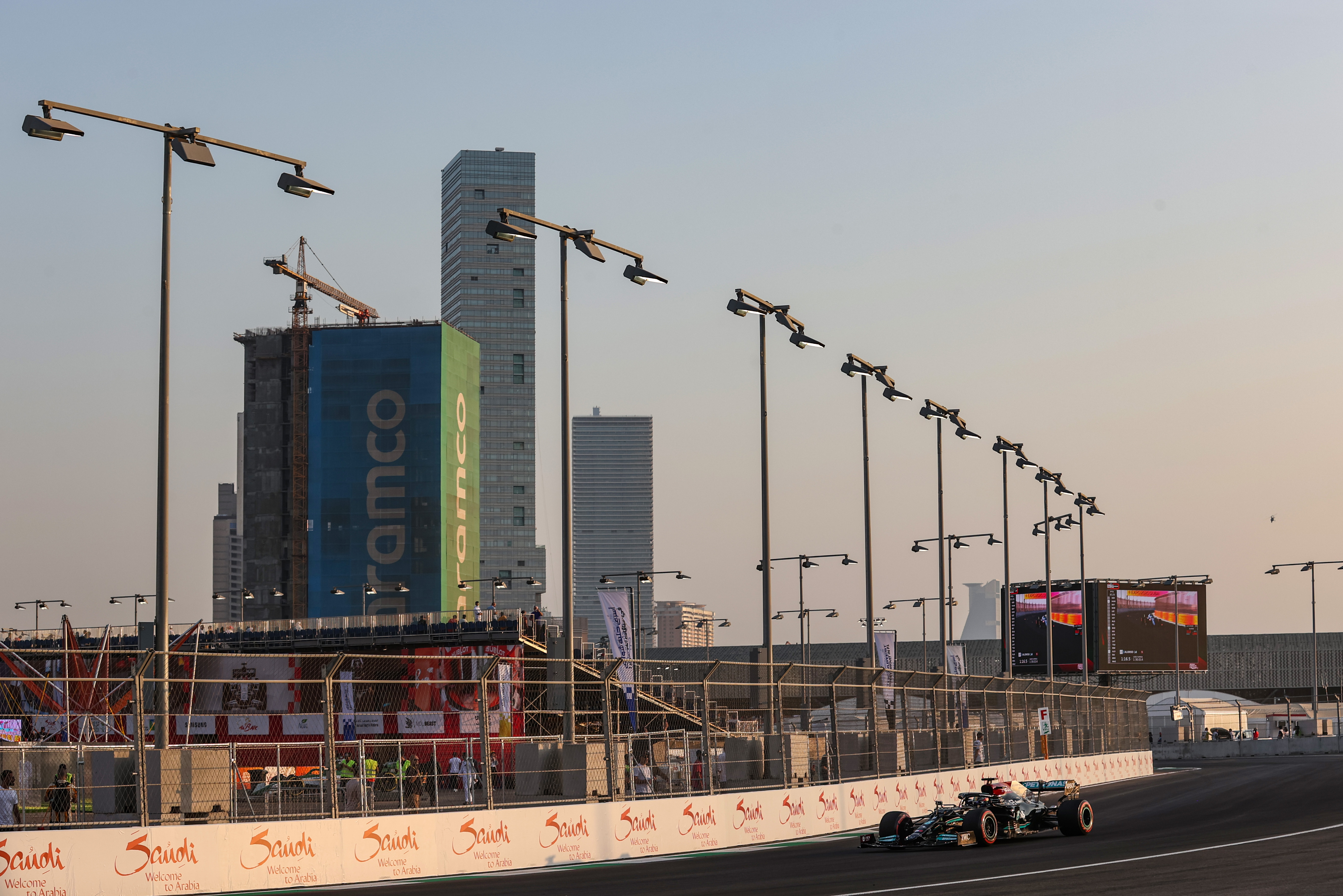 Motor Racing Formula One World Championship Saudi Arabian Grand Prix Practice Day Jeddah, Saudi Arabia
